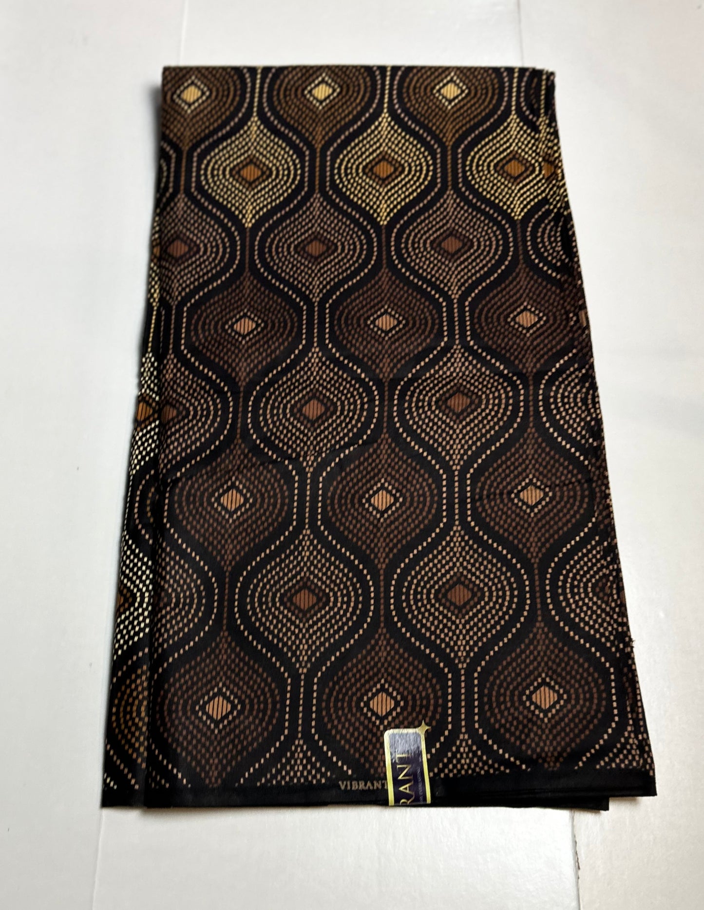 African Print Fabric - Brown Ankara Fabric