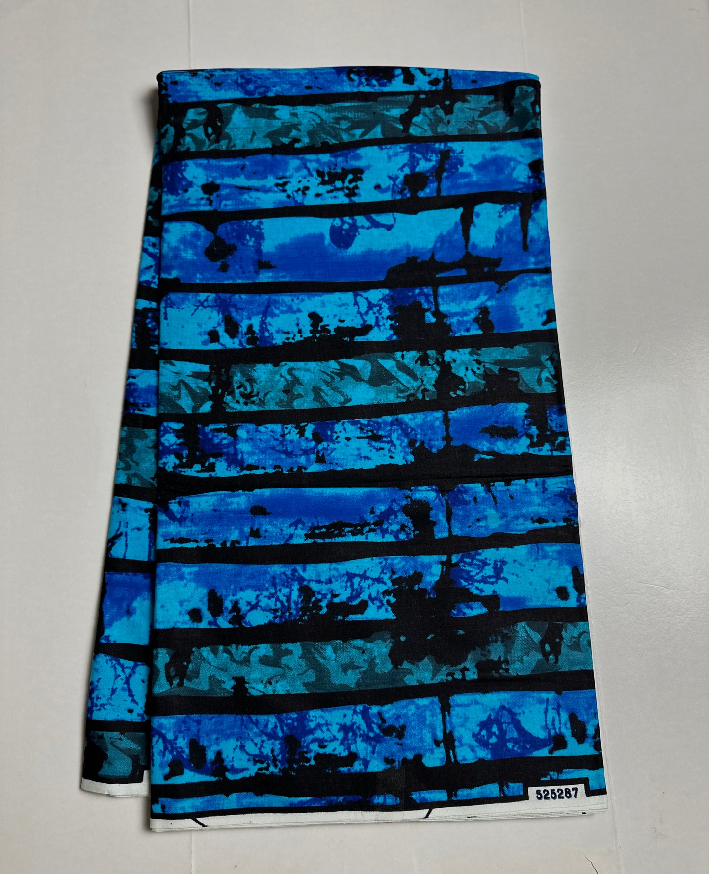 African Print Fabric, Ankara - Blue Fabric
