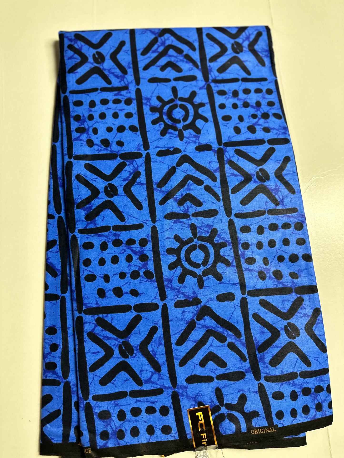 African Print Fabric, Ankara -Blue Fabric