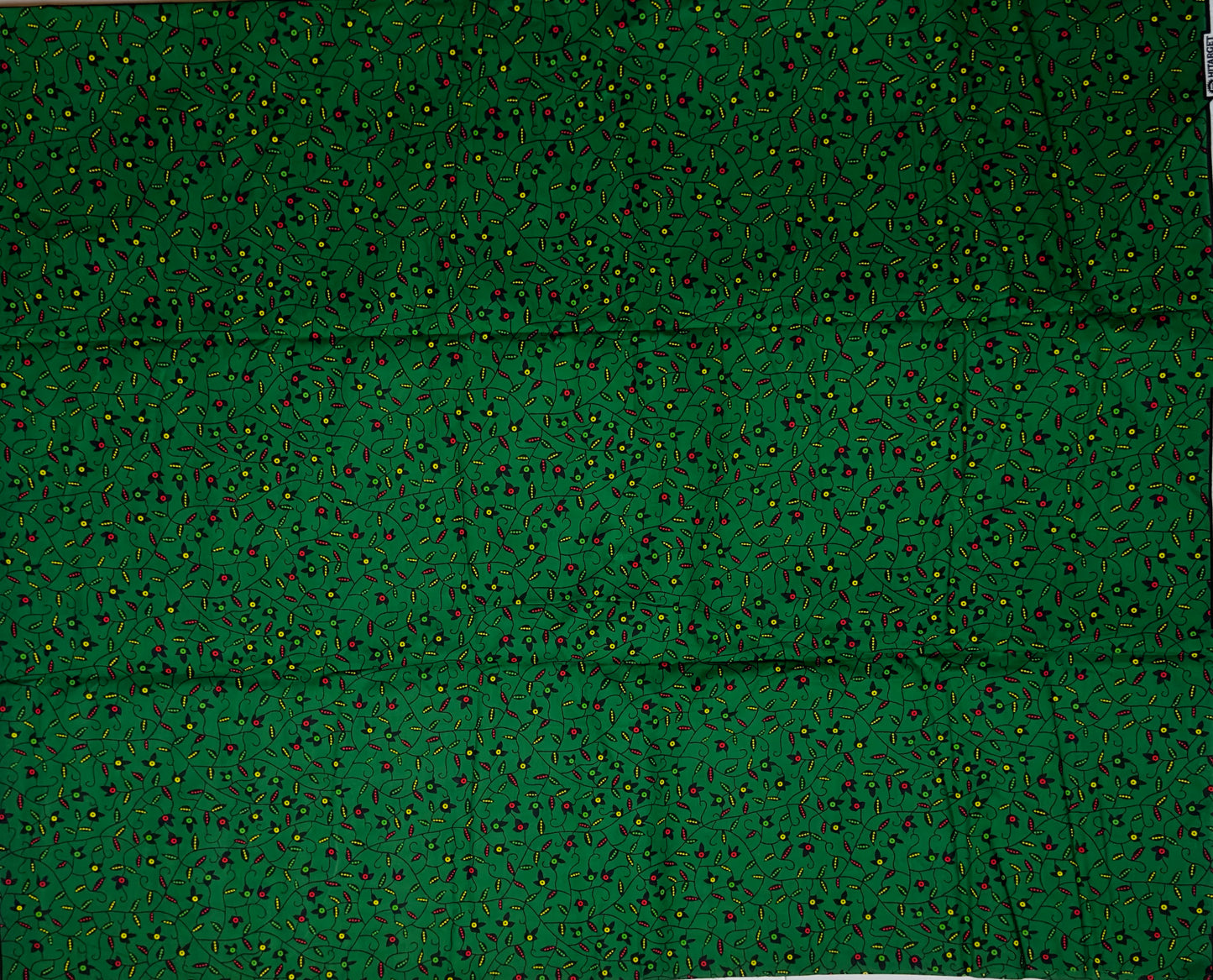 African Print Fabric, Ankara - Green Fabric