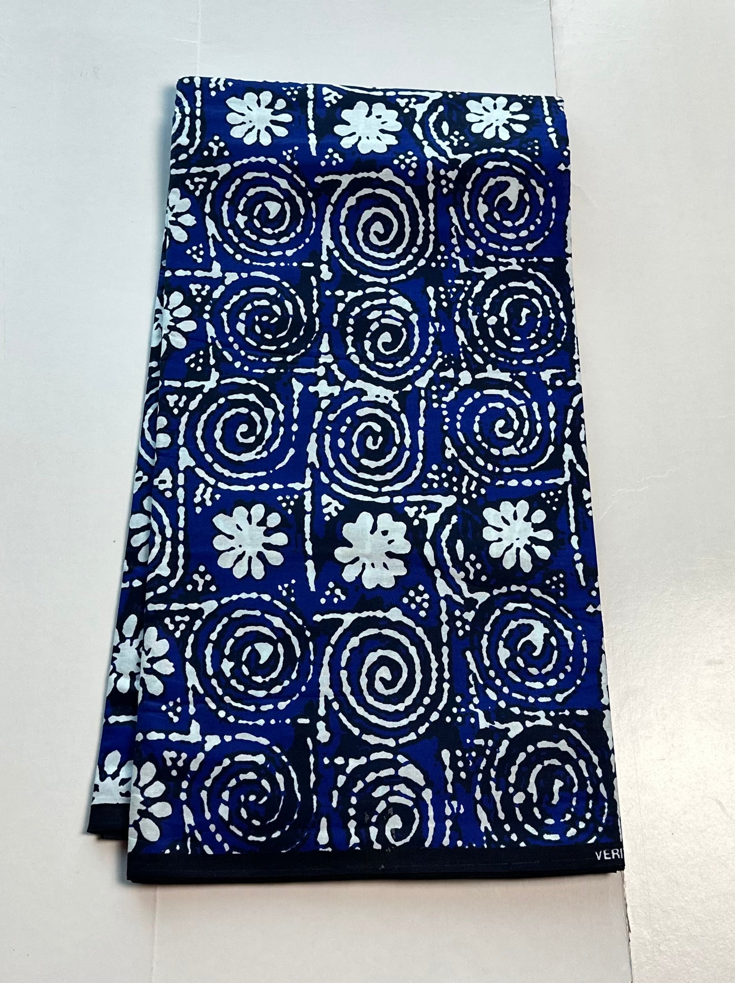 African Print Fabric, Ankara - Blue Fabric