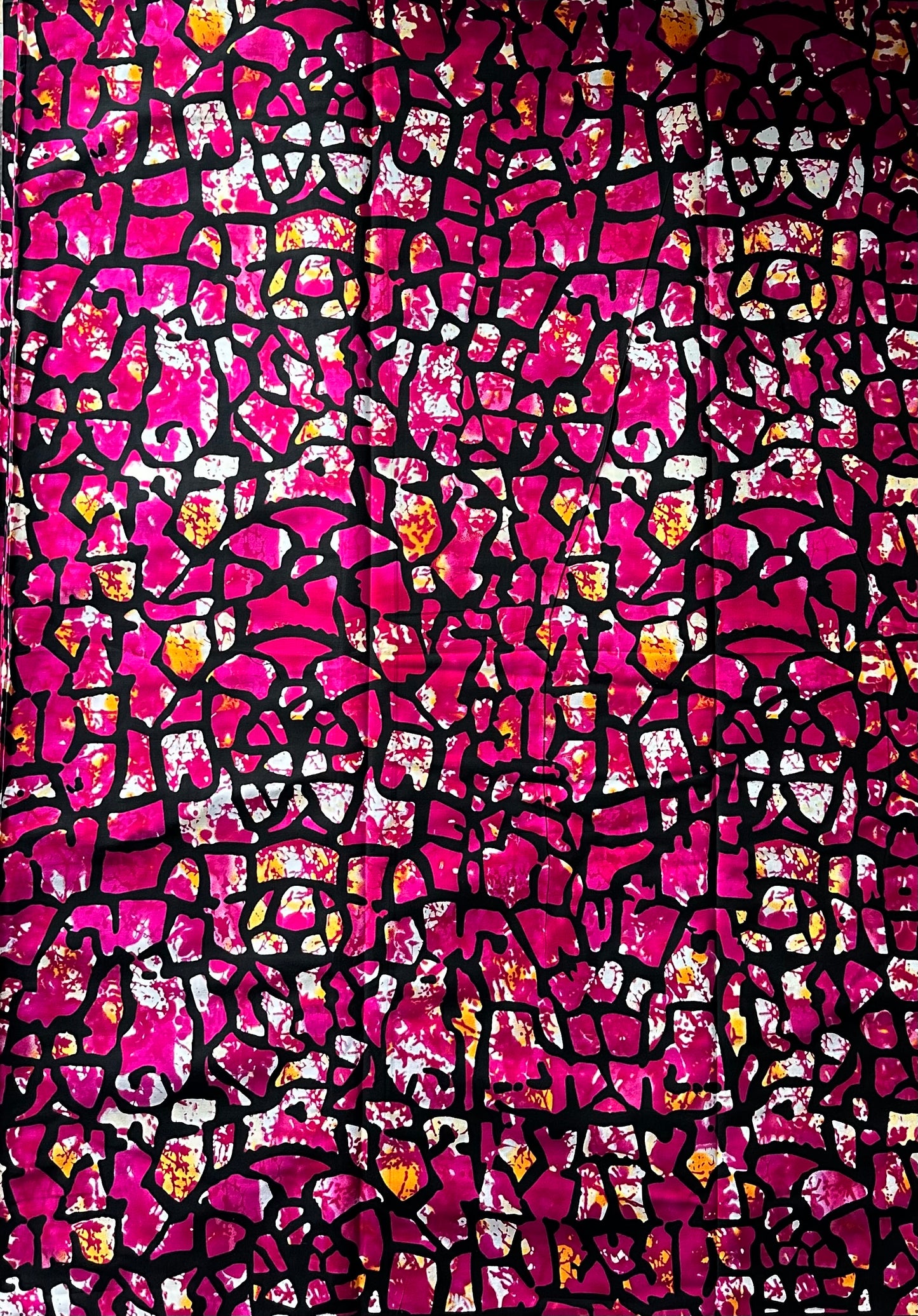 African Print Fabric, Ankara - Pink Fabric
