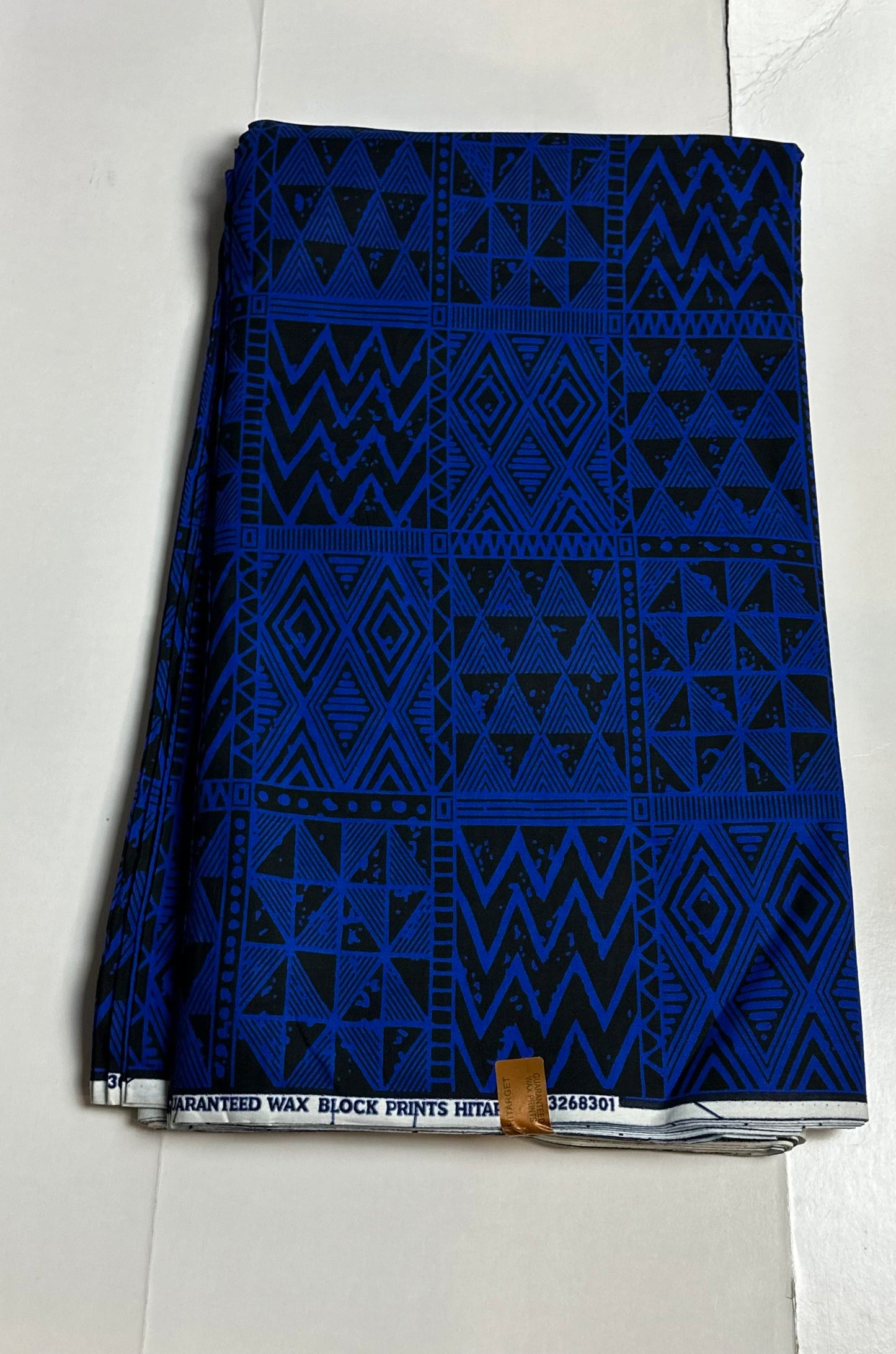 African Print Fabric, Ankara - Blue Fabric