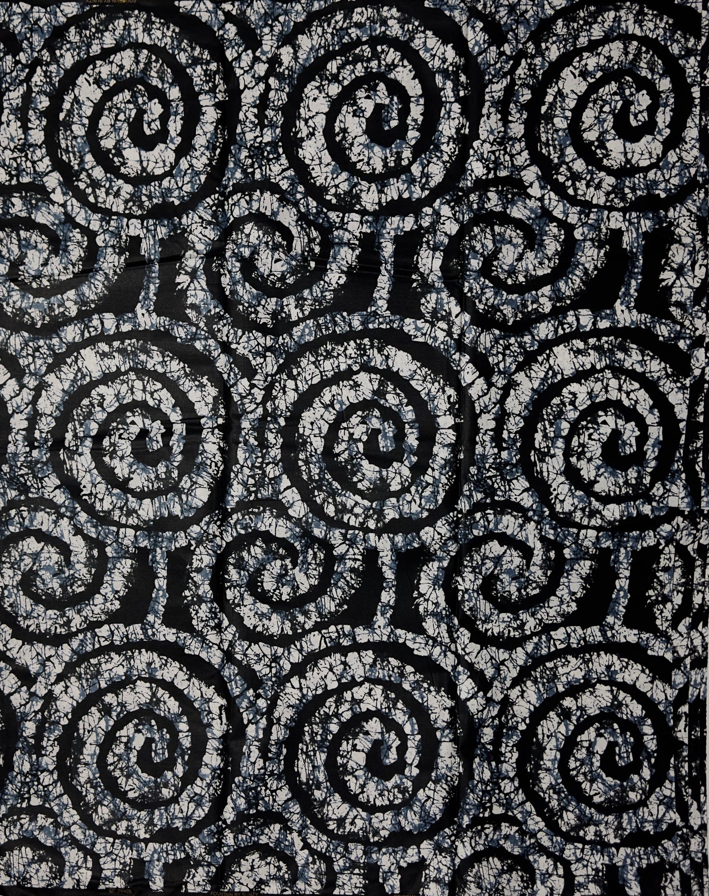 African Print Fabric, Ankara - Monochrome Fabric