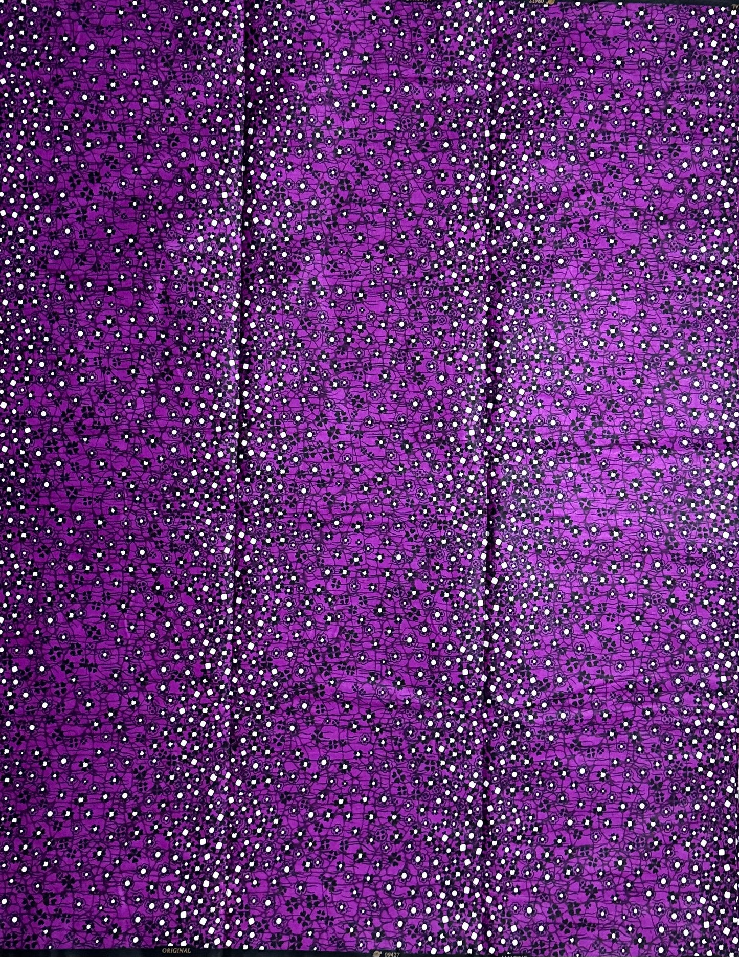 African Print Fabric, Ankara - Purple Fabric