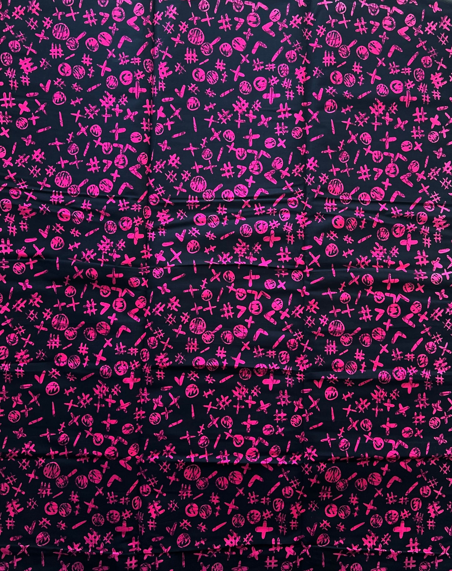 African Print Fabric, Ankara - Pink Fabric