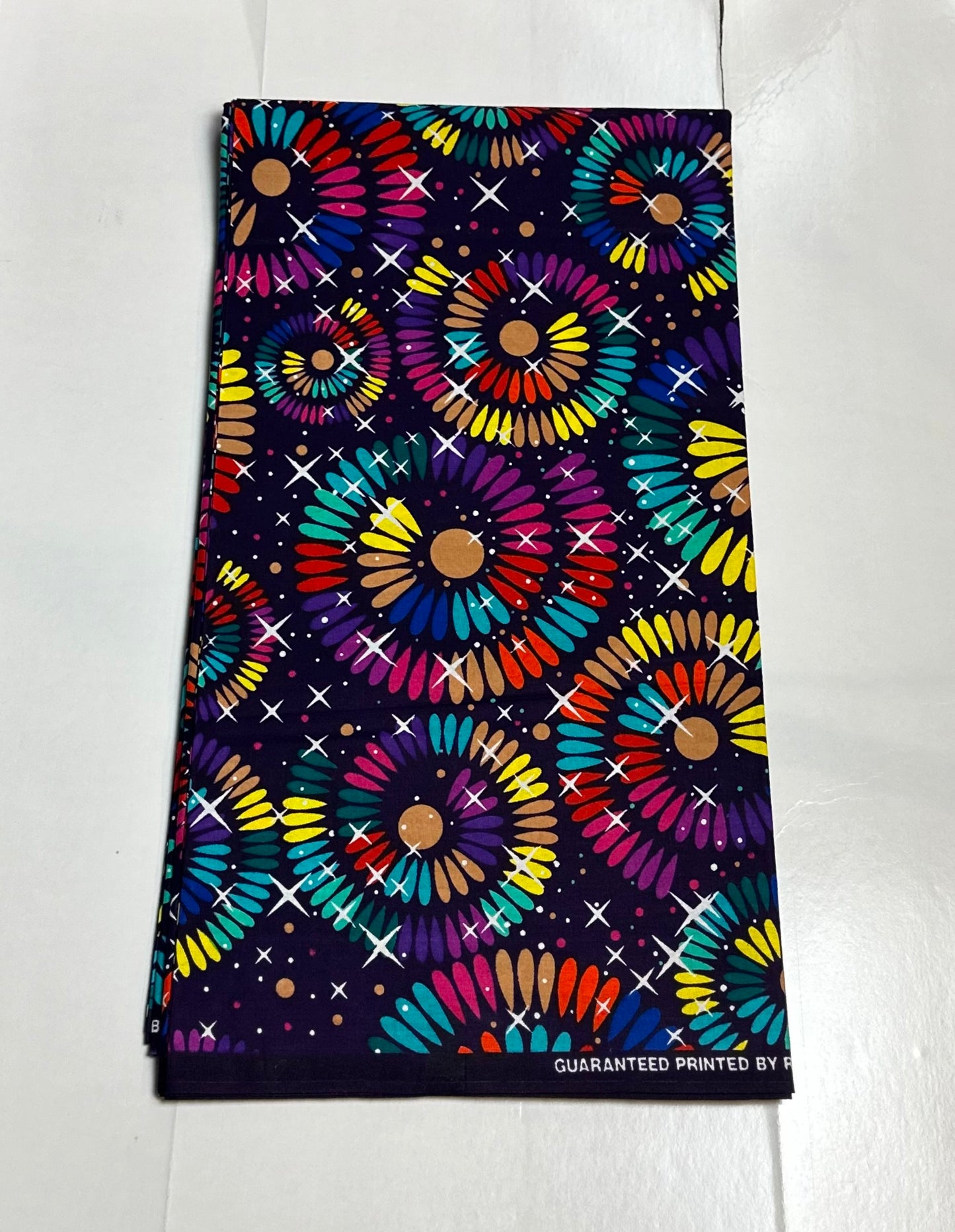 African Print Fabric - Purple Ankara Fabric