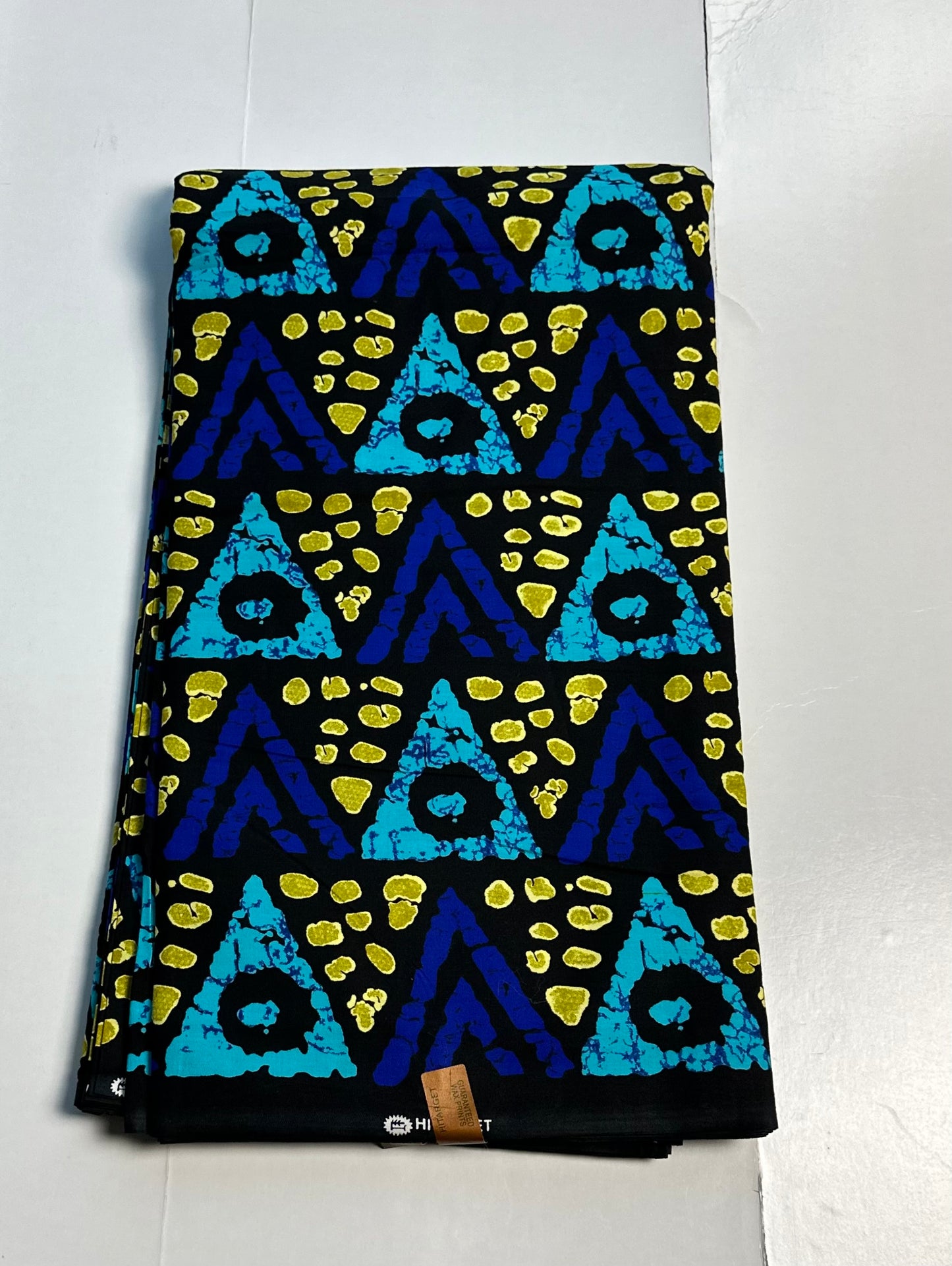 African Print Fabric, Ankara - Blue Fabric