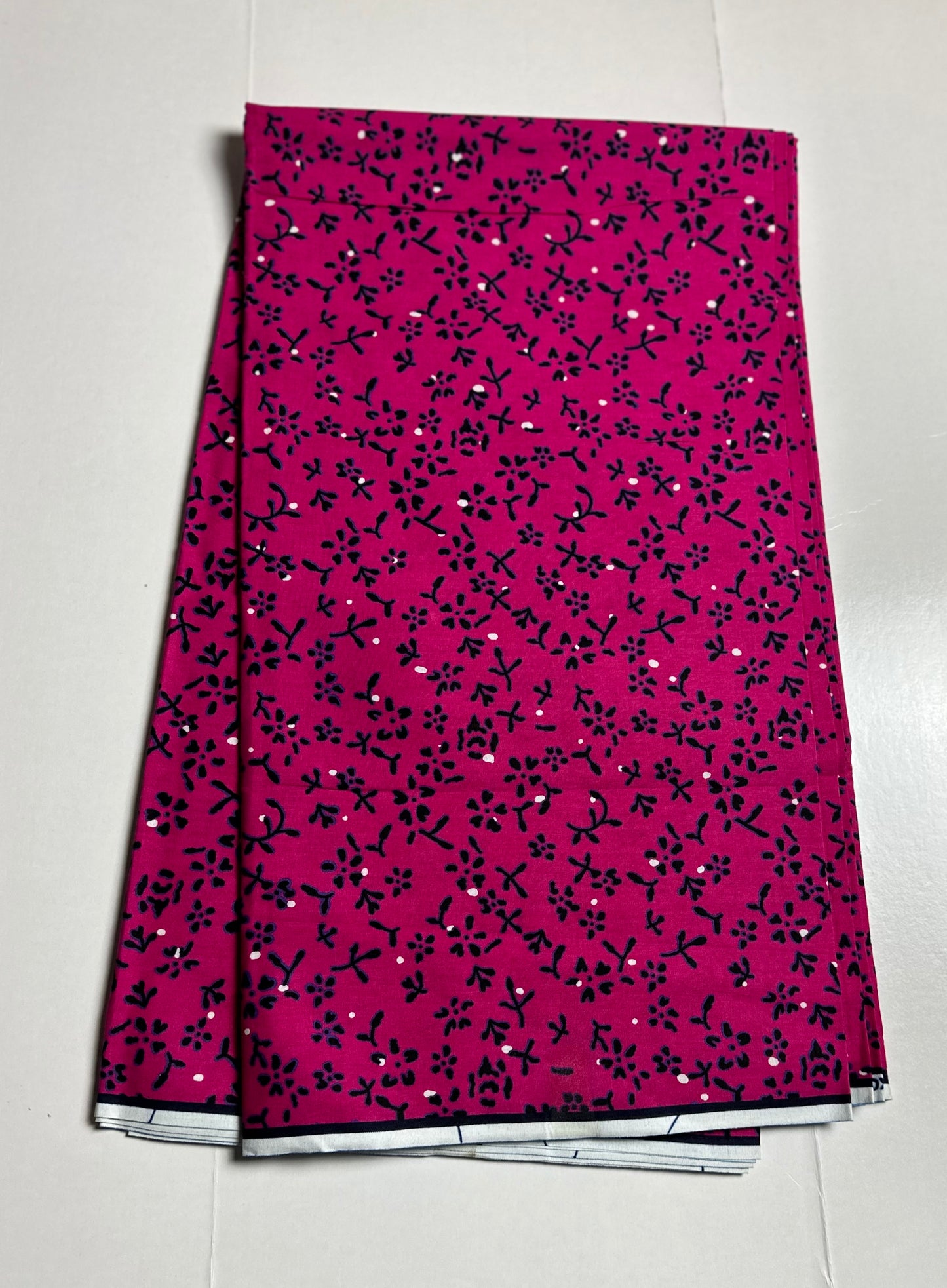 African Print Fabric, Ankara - Pink Fabric