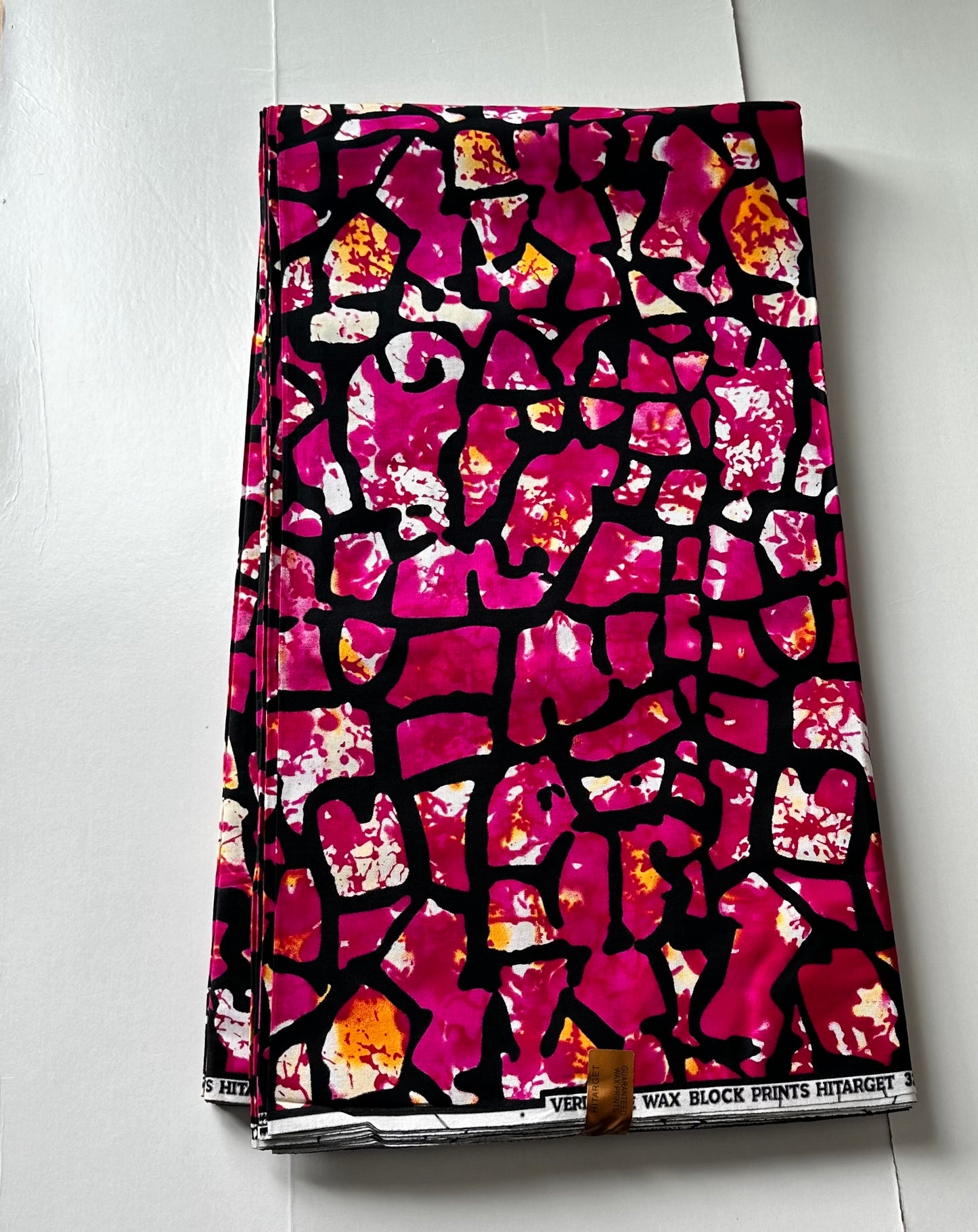 African Print Fabric, Ankara - Pink Fabric