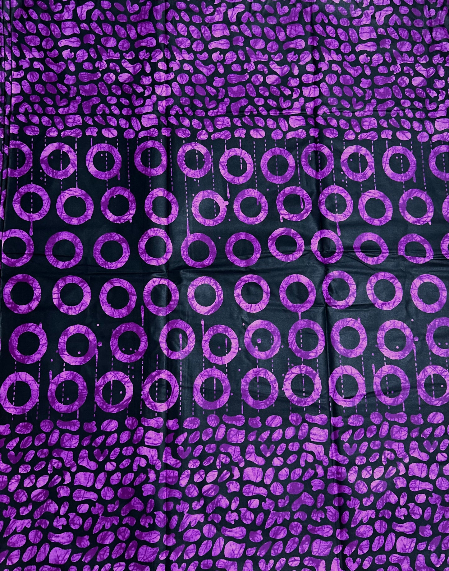 African Print Fabric, Ankara - Purple Fabric