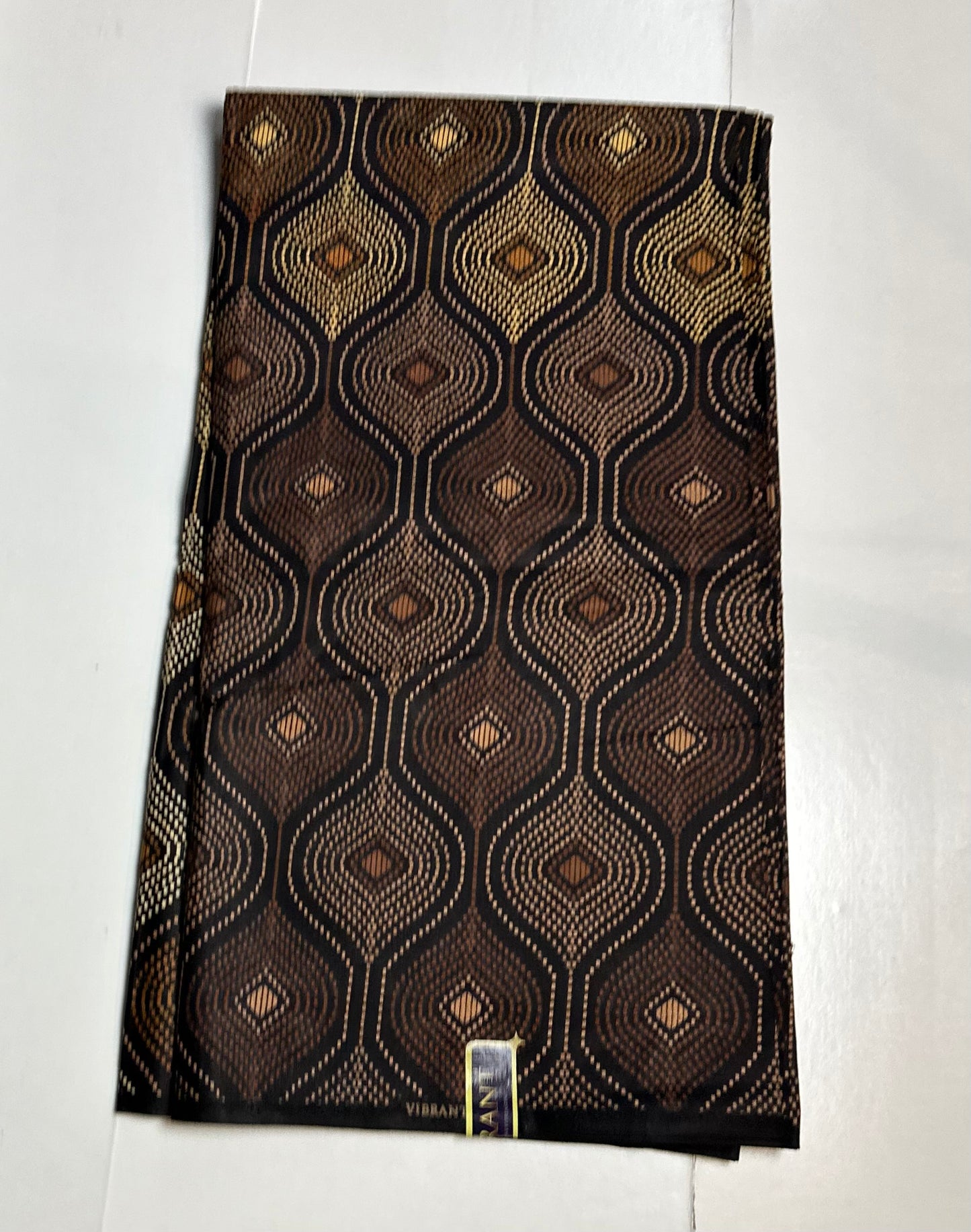African Print Fabric - Brown Ankara Fabric