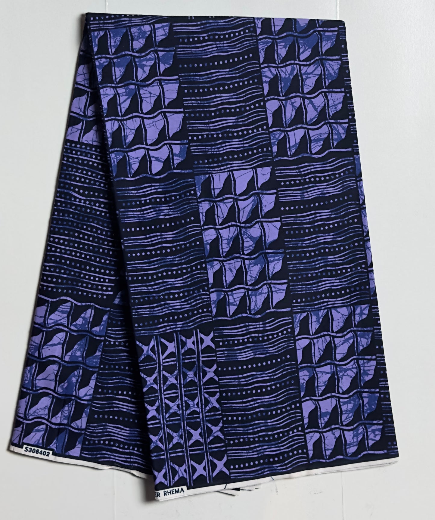 African Print Fabric - Purple Ankara Fabric