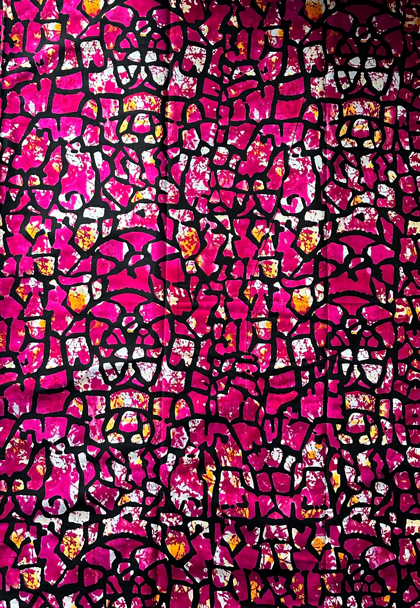 African Print Fabric, Ankara - Pink Fabric