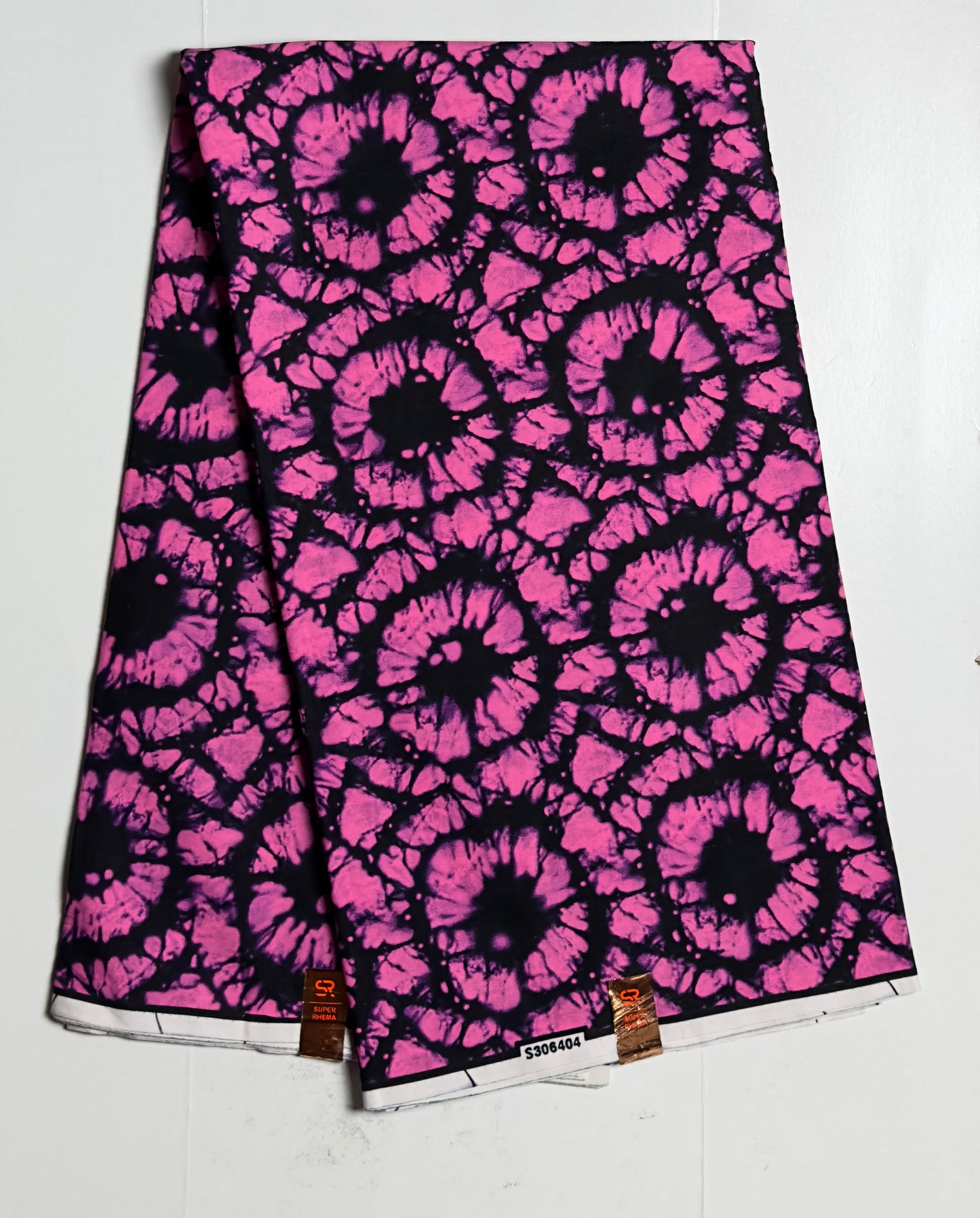 African Print Fabric, Ankara - Pink Fabric