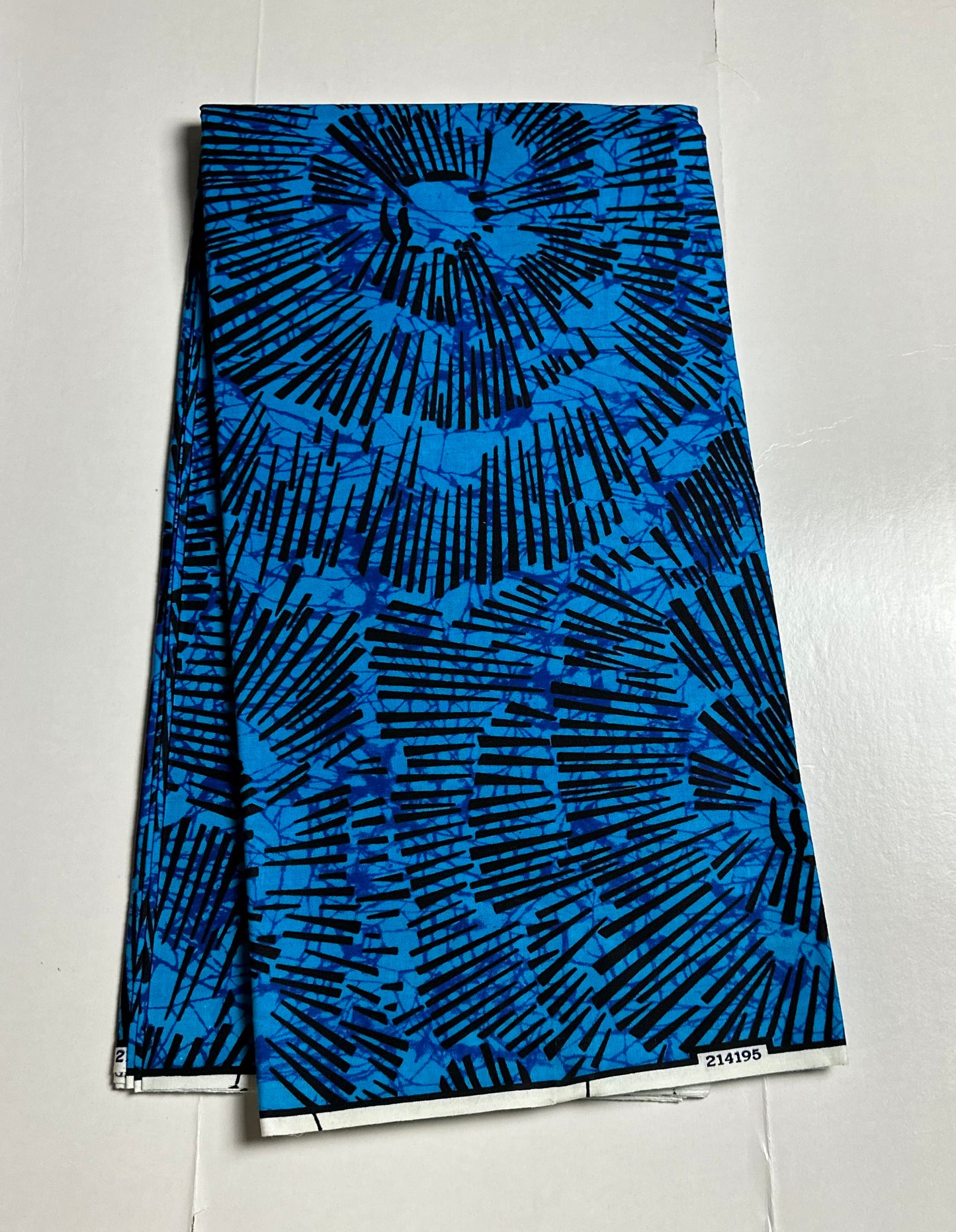 African Print Fabric, Ankara - Blue Fabric
