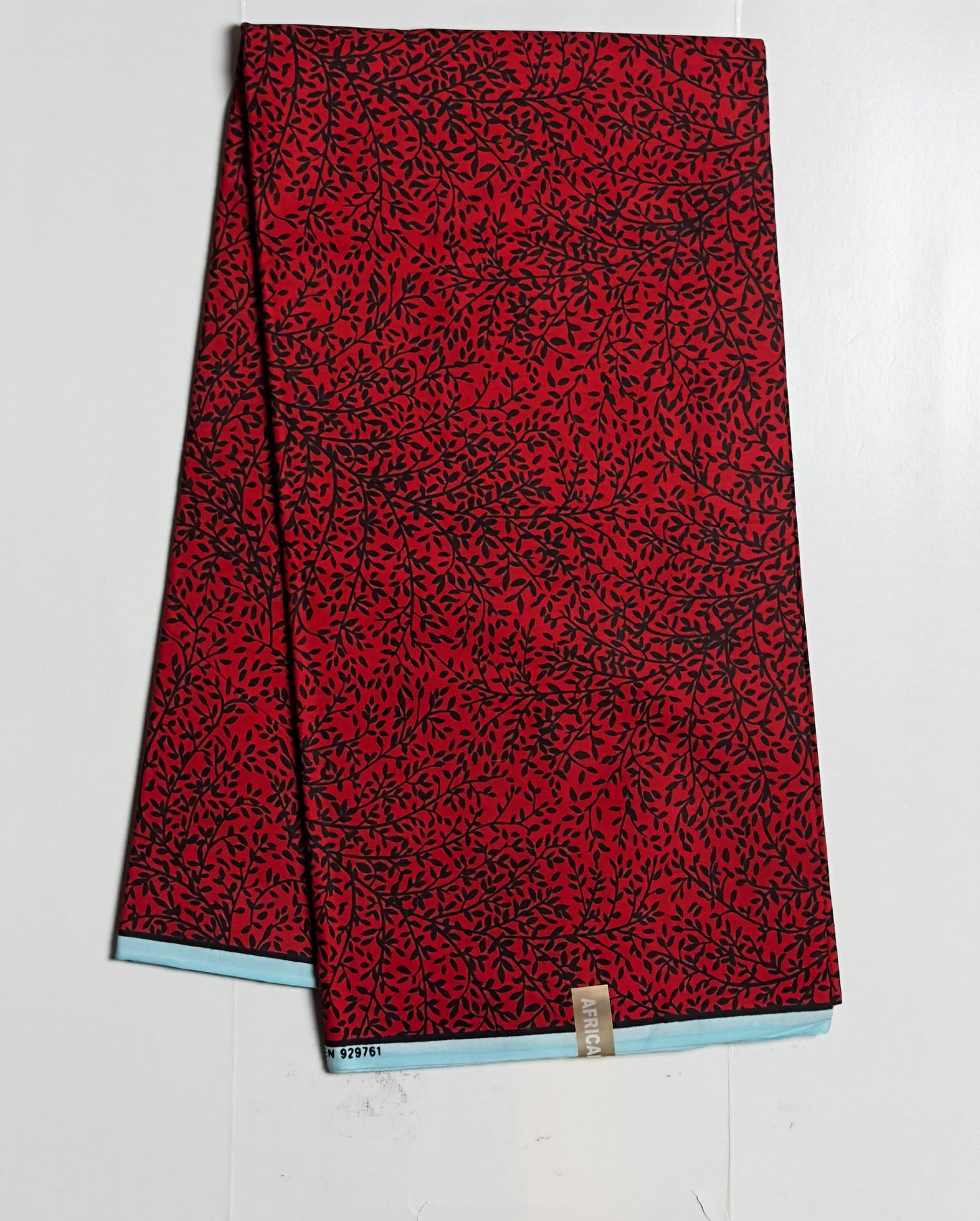 African Print Fabric, Ankara - Red Fabric