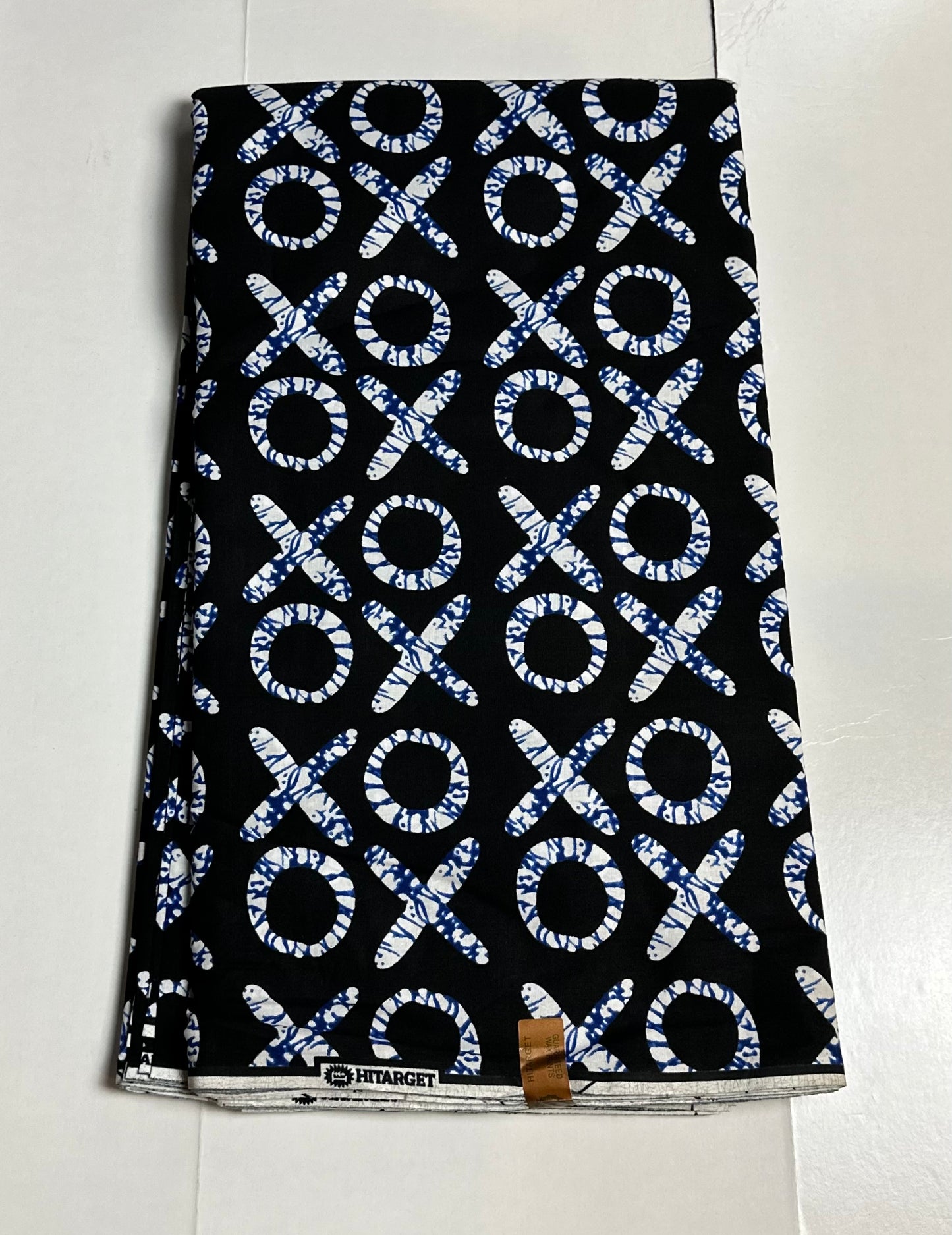 African Print Fabric - Black, White Ankara Fabric