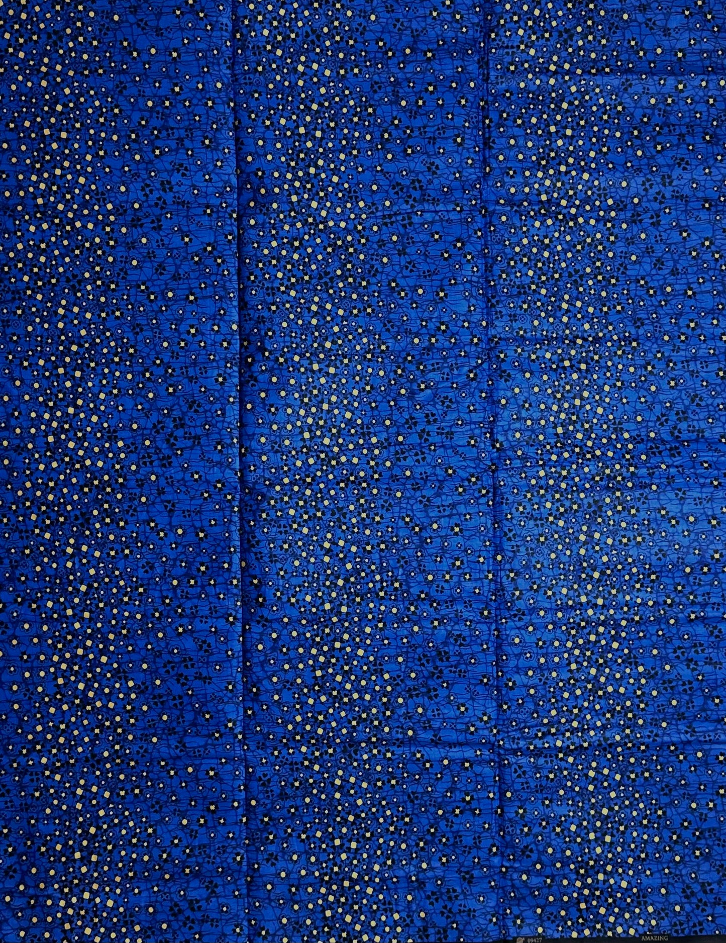 African Print Fabric, Ankara - Blue Fabric
