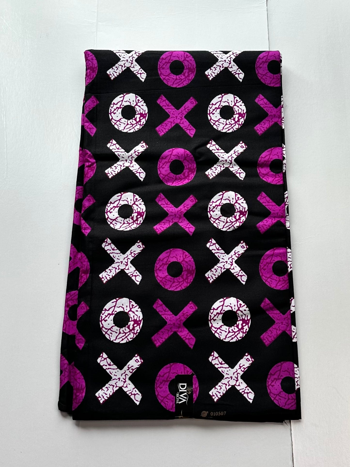 African Print Fabric, Ankara - Purple Fabric