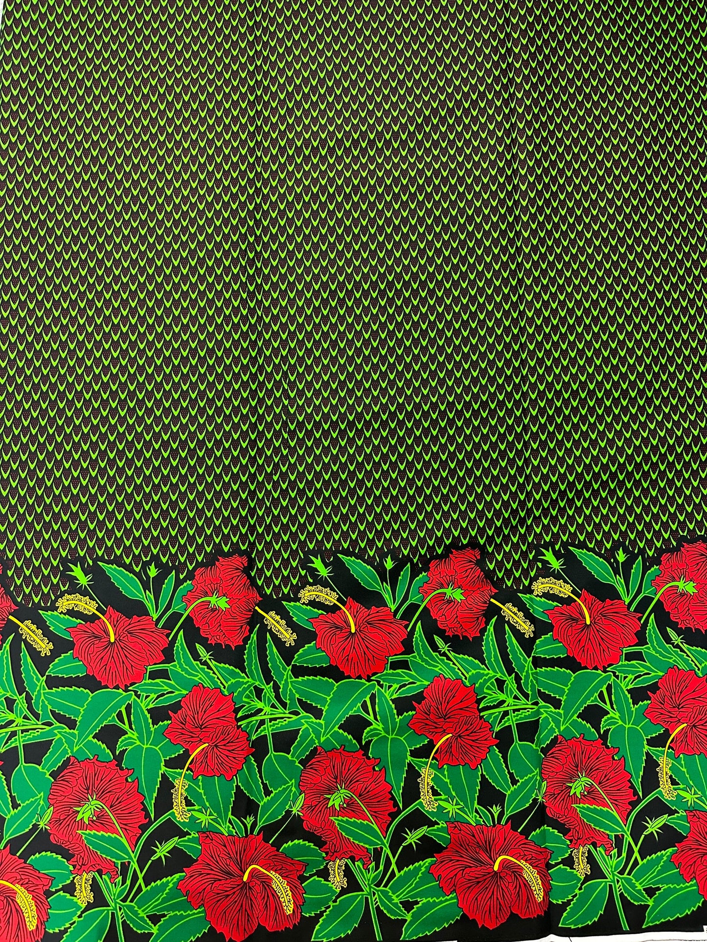 African Fabric - Ankara - African Print Fabric - Ankara Print - Head Wrap - Craft African fabric - African Quilts - Green African print -