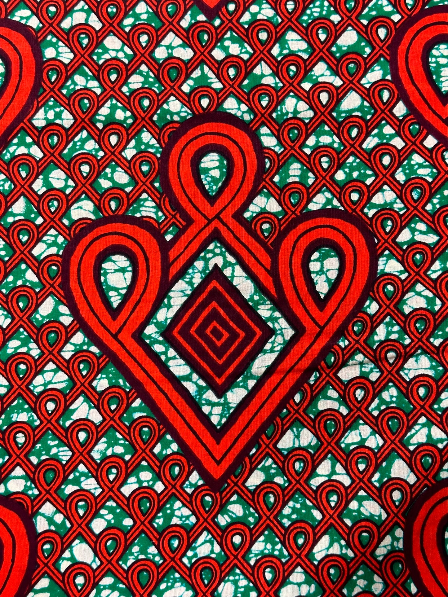 African Fabric - Ankara - African Print Fabric - Ankara Print - African Clothing - African Quilts - Orange African print Fabric