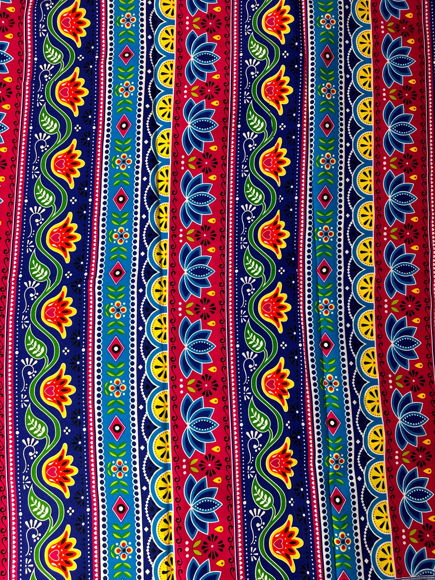 African Fabric - Blue Ankara Print - African Clothing - Craft African fabric - Cotton African Fabric - Ankara Print