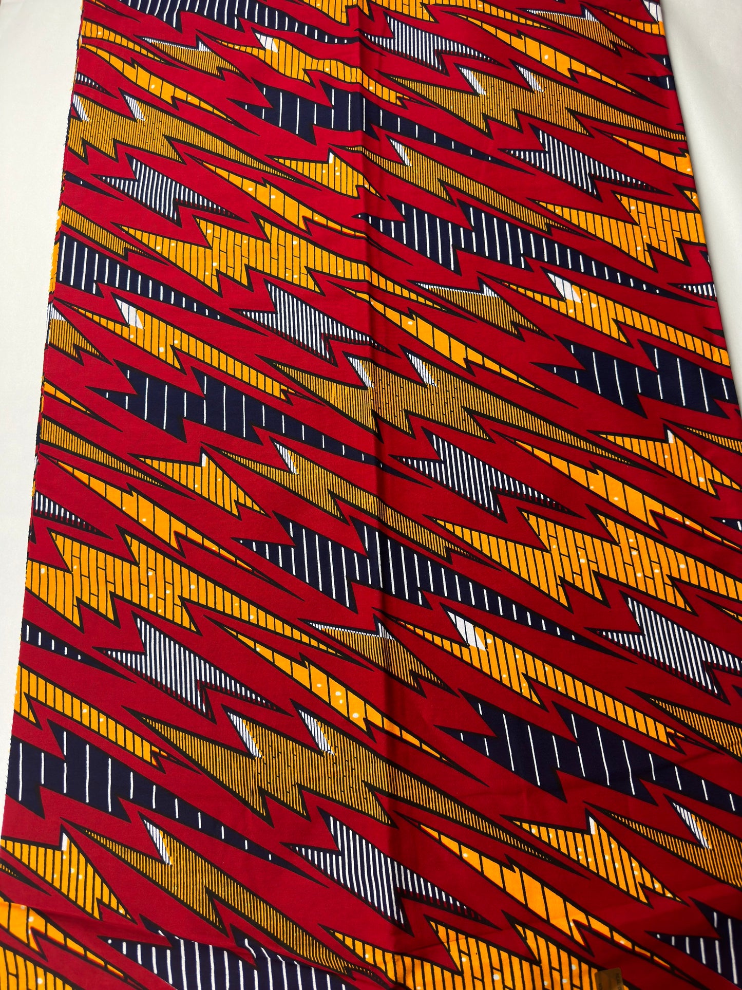 African Fabric - Ankara - African Clothing - Craft fabric - Ankara Print - Red African Print Fabric - African Style - Cotton Fabric