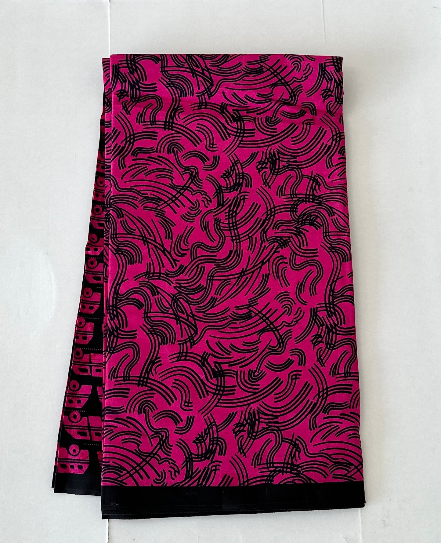 African Print Fabric, Ankara - Pink Fabric