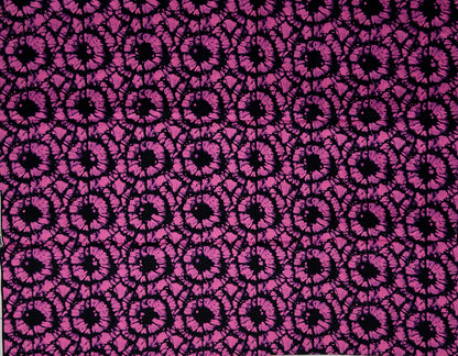 African Print Fabric, Ankara - Pink Fabric