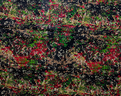 African Print Fabric, Ankara -Red, Green, Brown Fabric