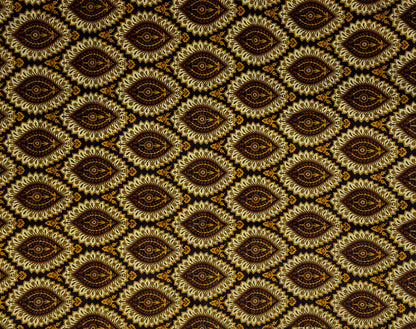 African Print Fabric, Ankara - Brown Fabric