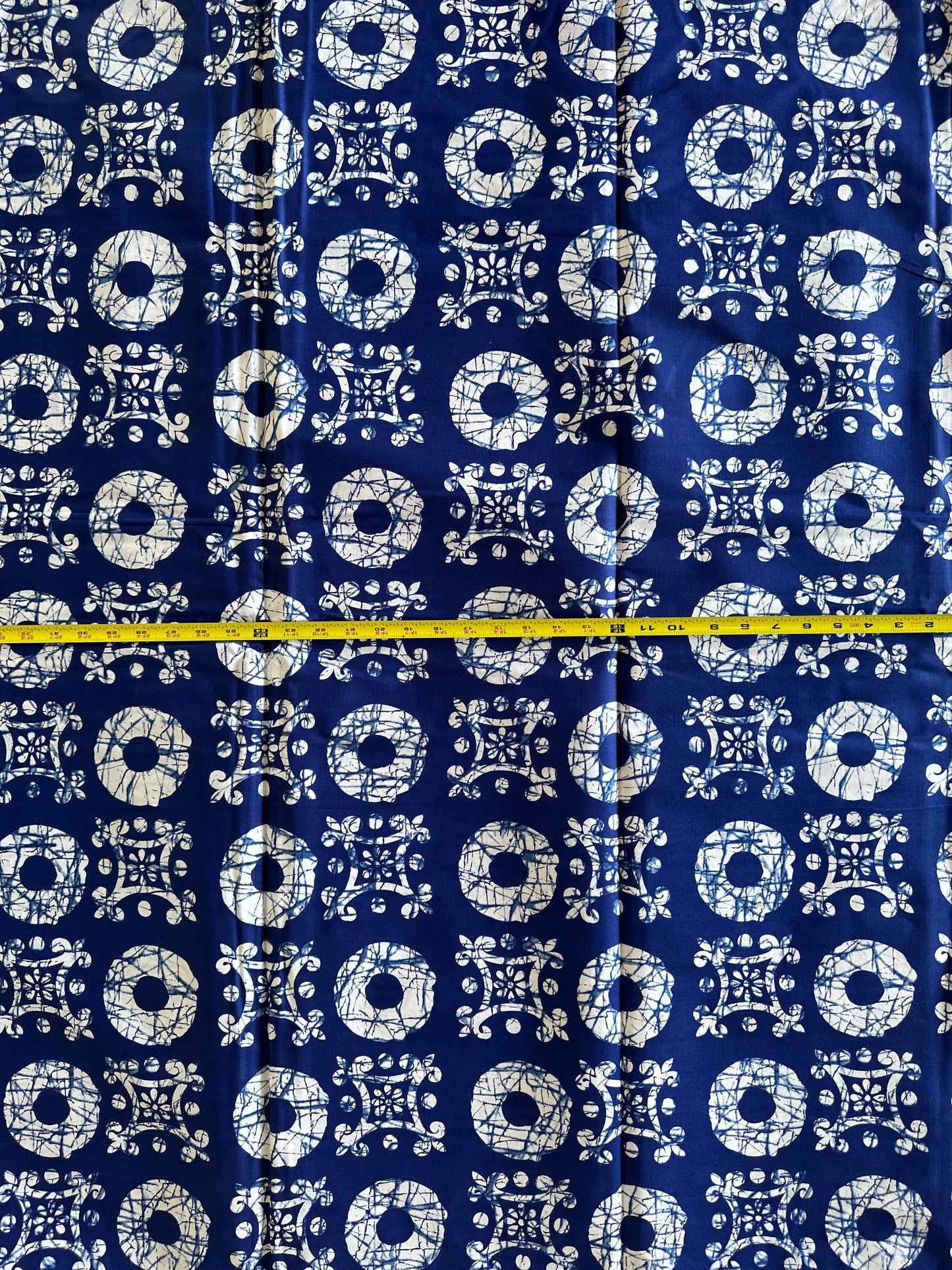 African Print Fabric, Ankara - Blue Fabric