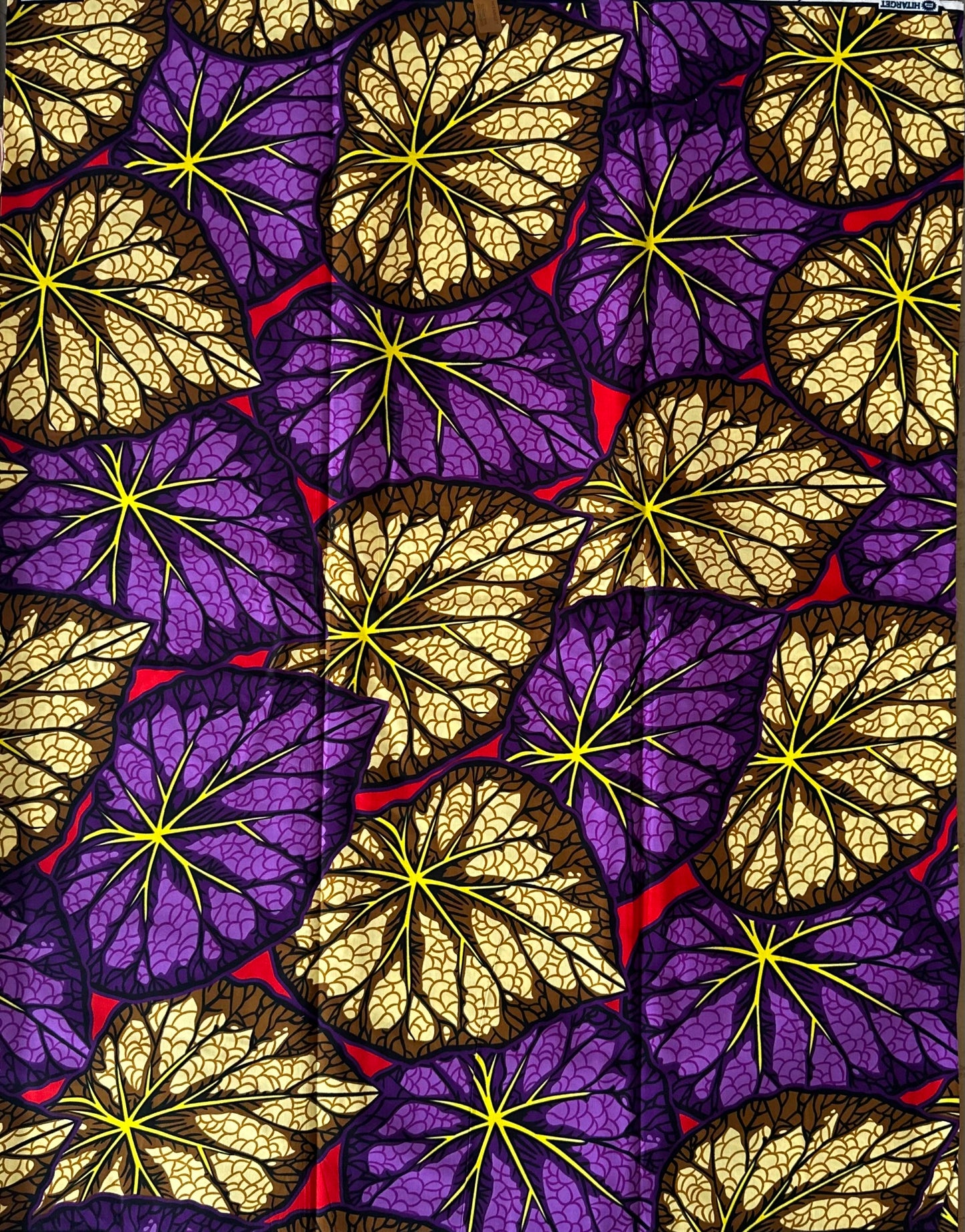 African Print Fabric, Ankara - Purple Fabric