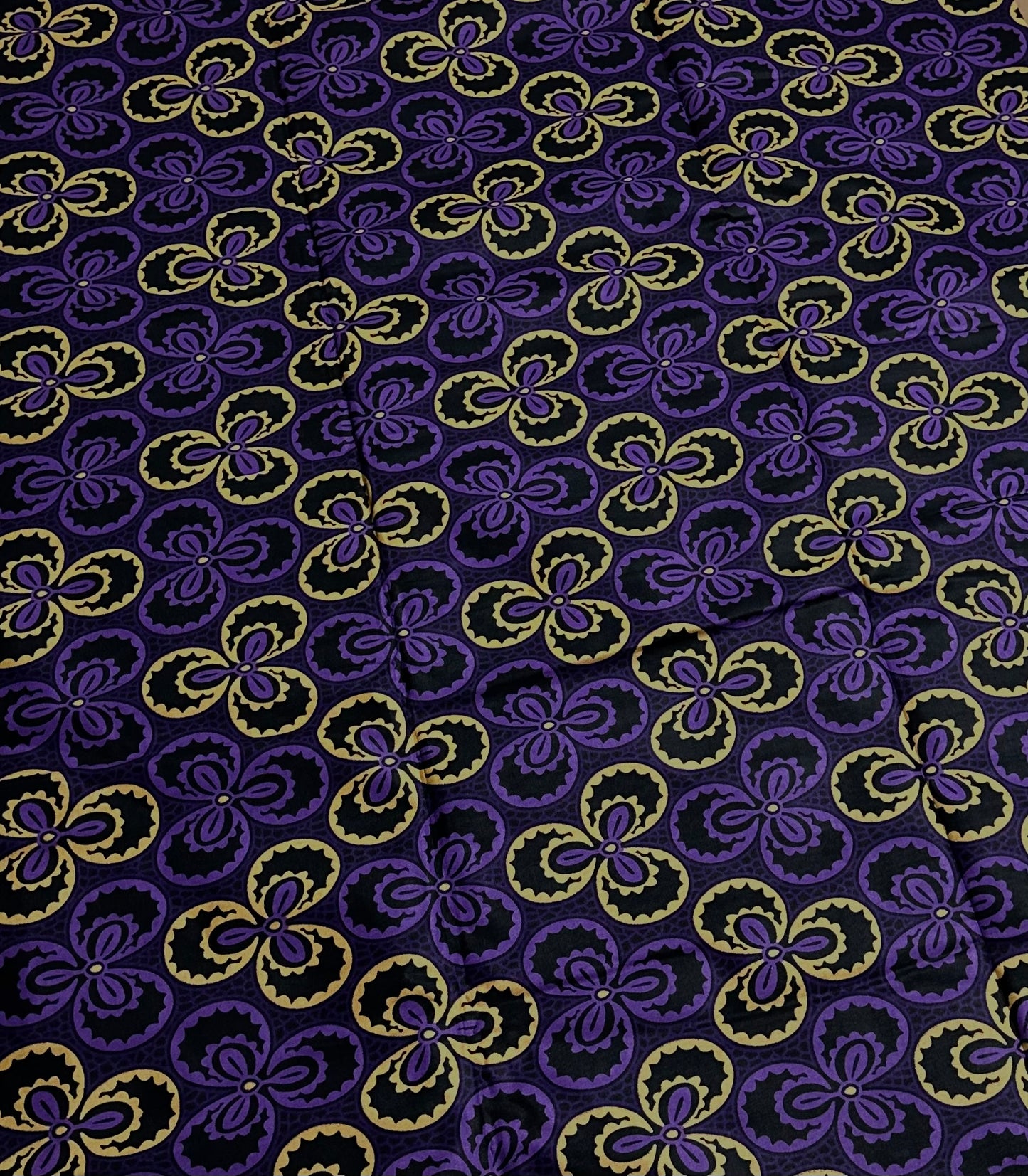 African Print Fabric, Ankara - Purple Fabric