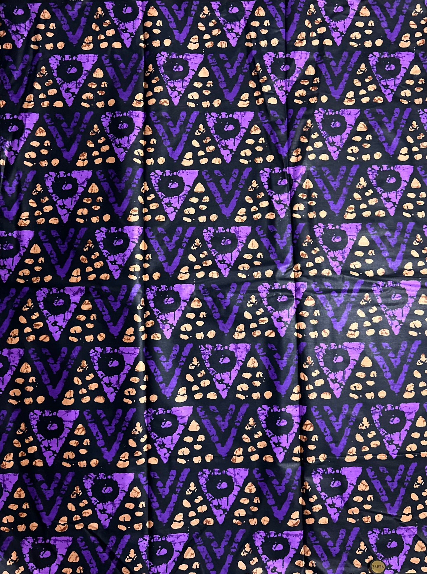 African Print Fabric, Ankara -Purple Fabric