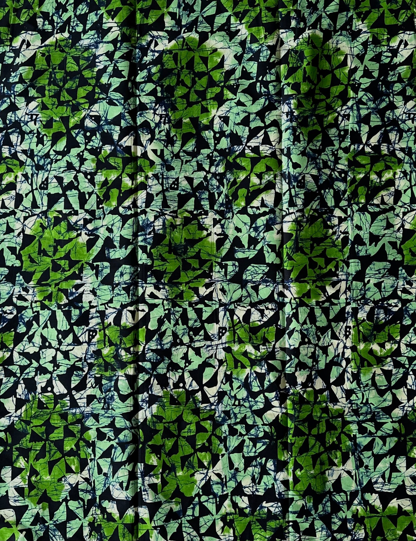 African Print Fabric, Ankara - Green Fabric