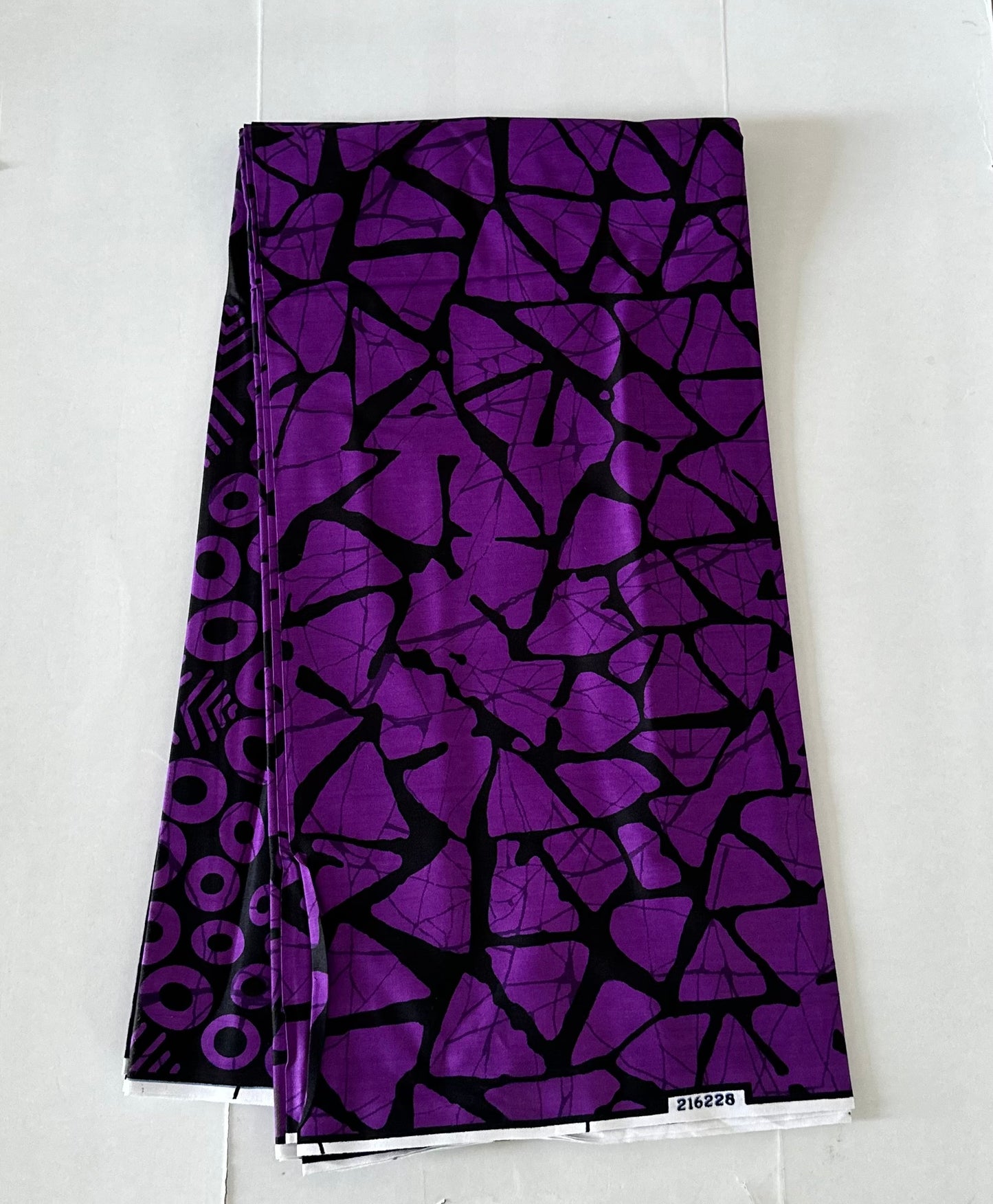 African Print Fabric, Ankara -Purple Fabric