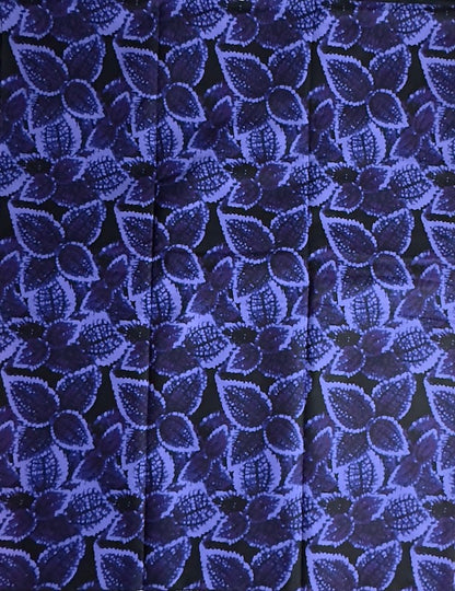 African Print Fabric, Ankara - Purple Fabric