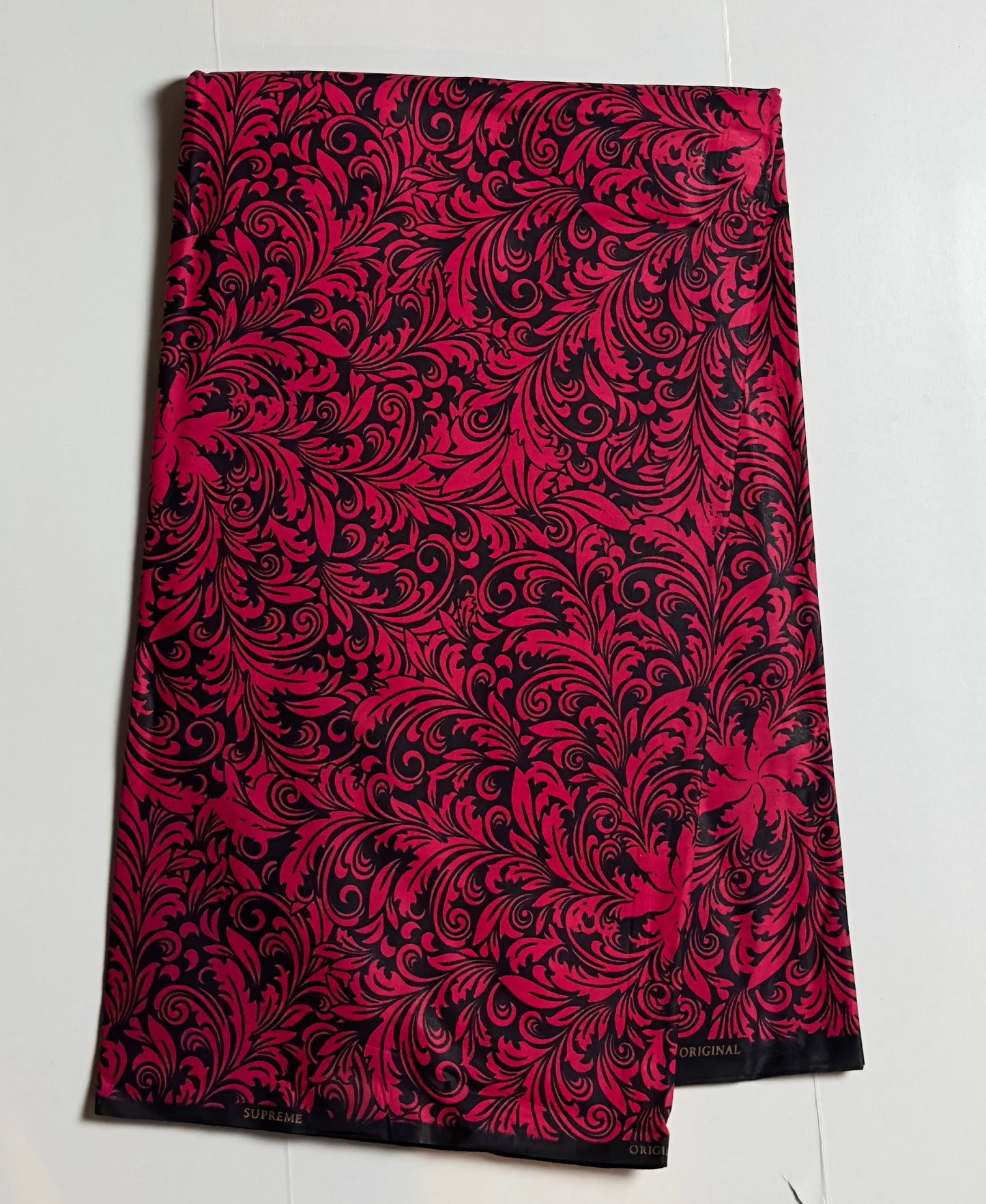 African Print Fabric, Ankara - Pink, Red Fabric