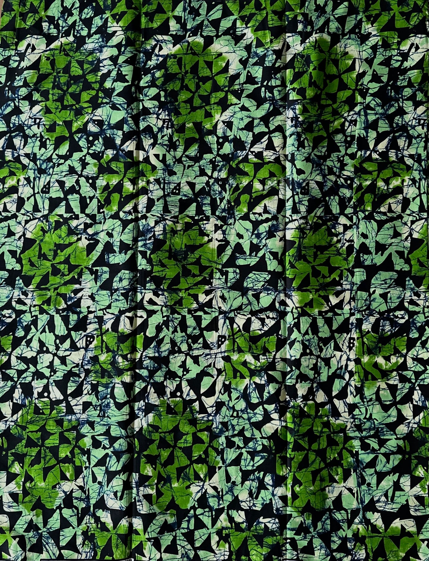 African Print Fabric, Ankara - Green Fabric