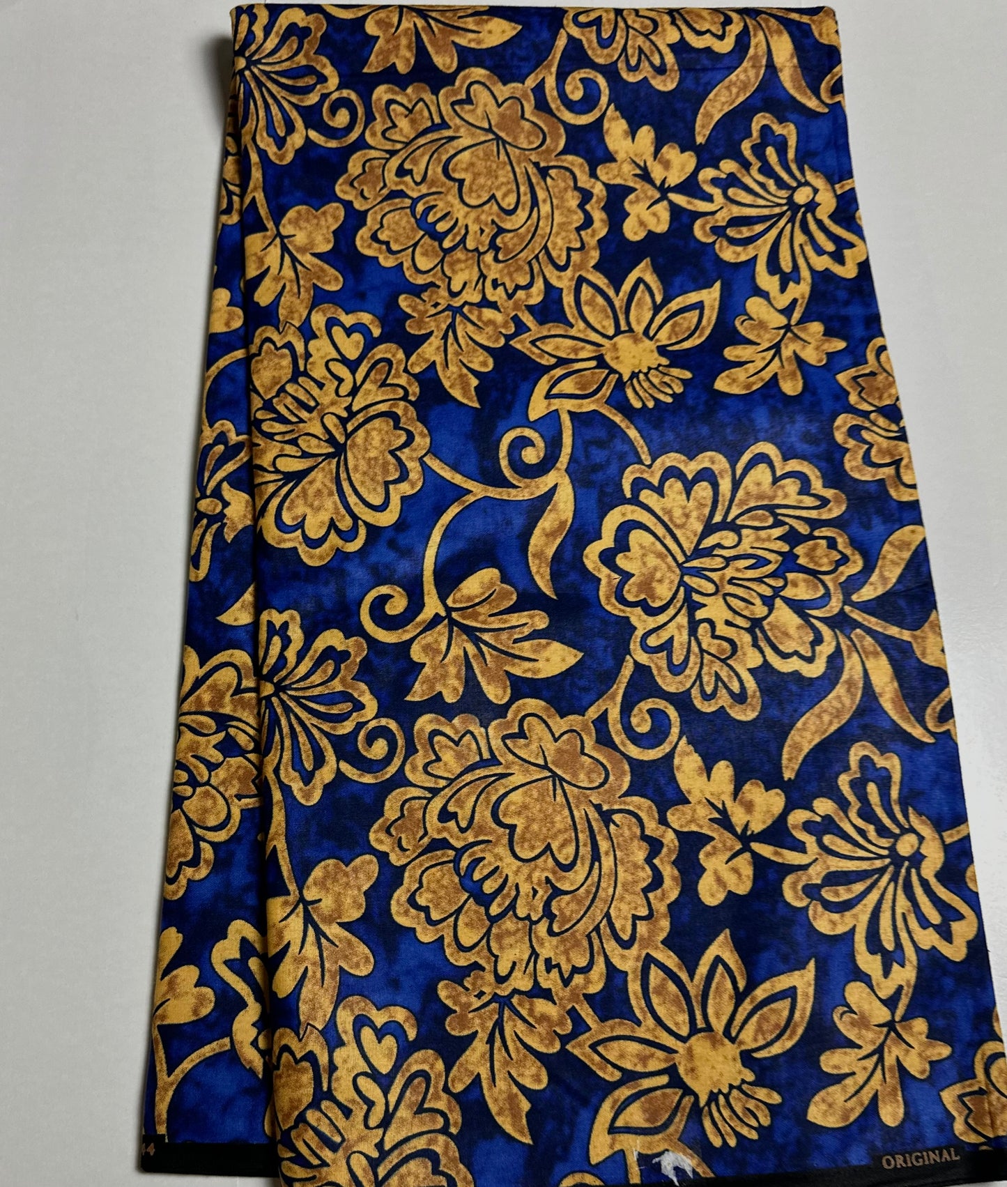 African Print Fabric, Ankara - Blue Fabric