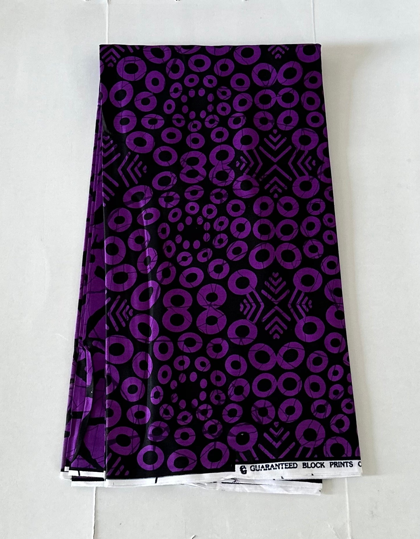 African Print Fabric, Ankara -Purple Fabric