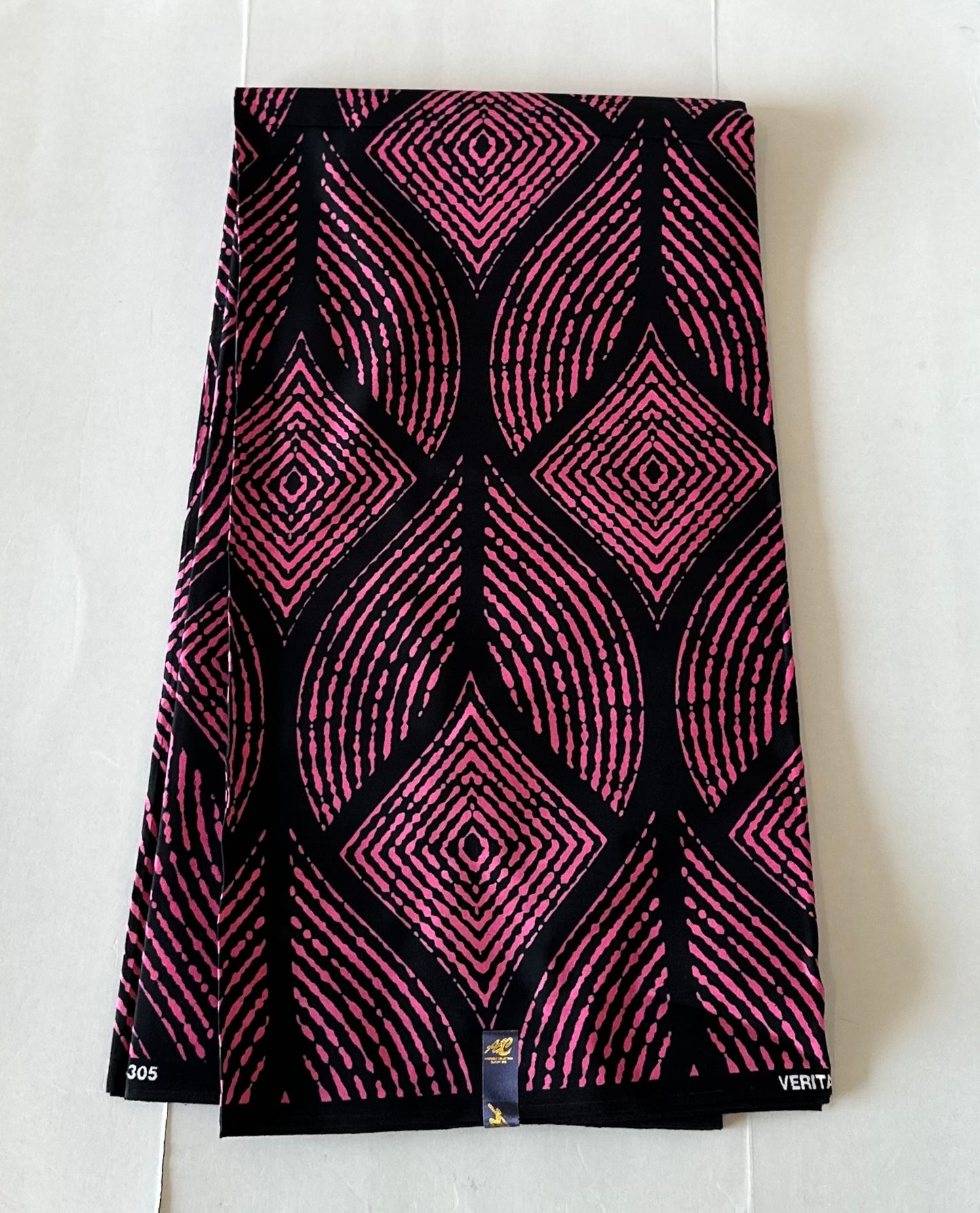 African Print Fabric, Ankara - Purple Fabric