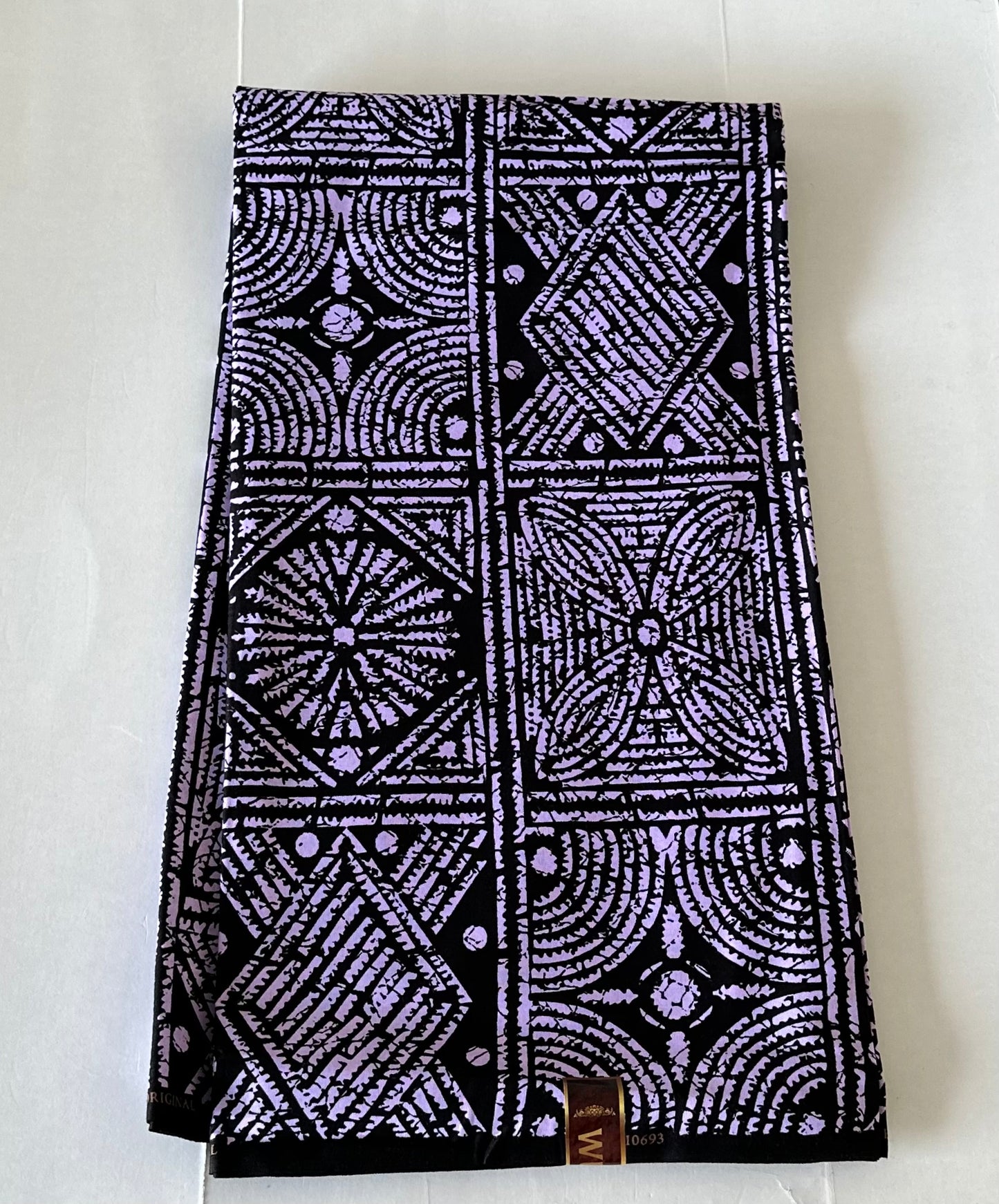 African Print Fabric, Ankara - Purple Fabric
