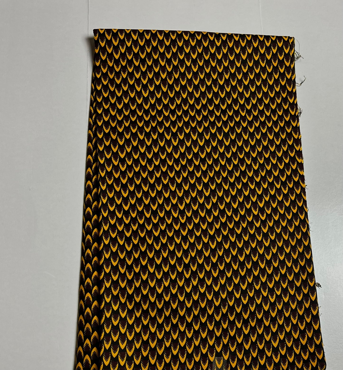 African Print Fabric, Ankara - Yellow Fabric