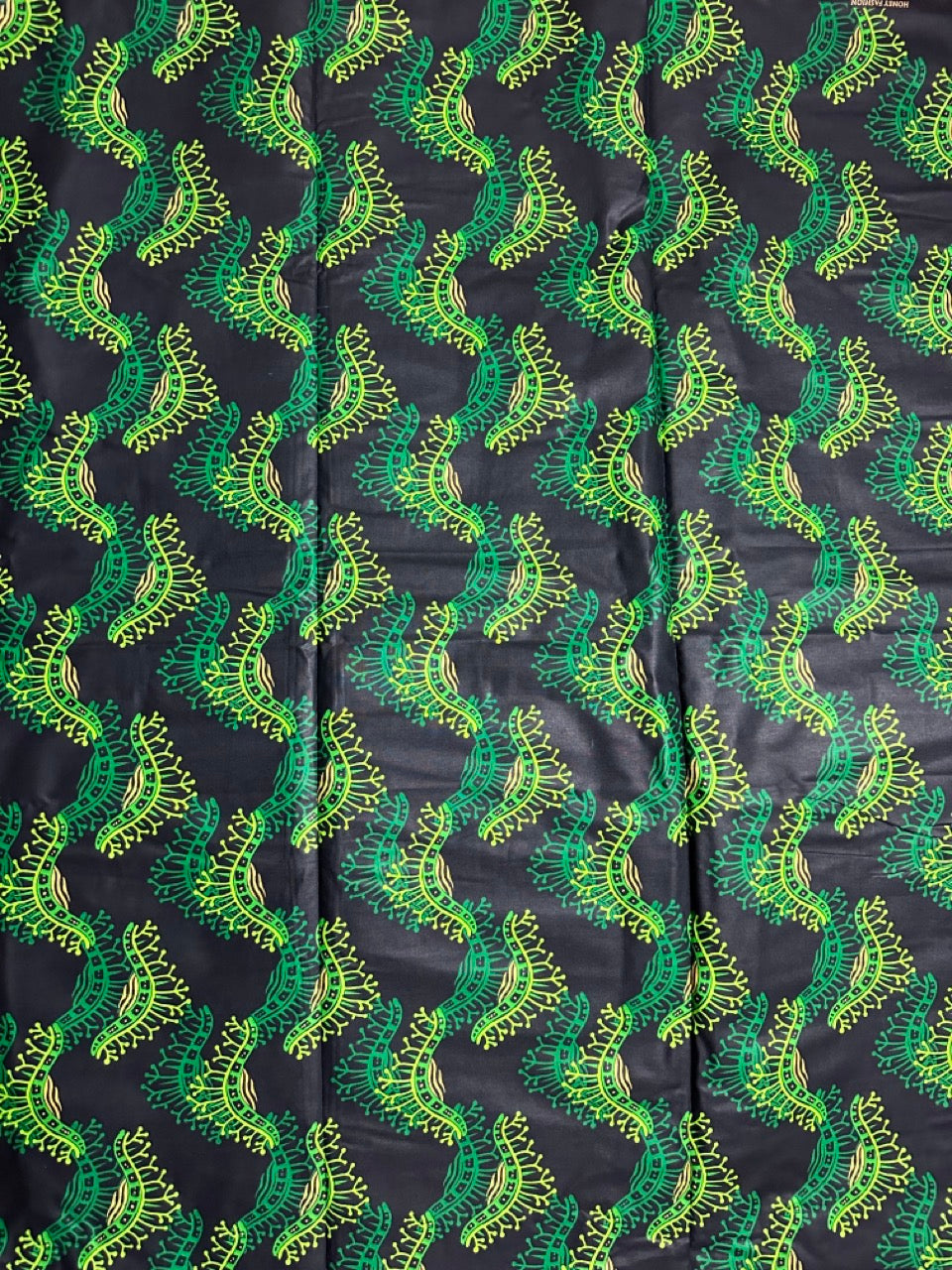 African Print Fabric, Ankara - Green Fabric
