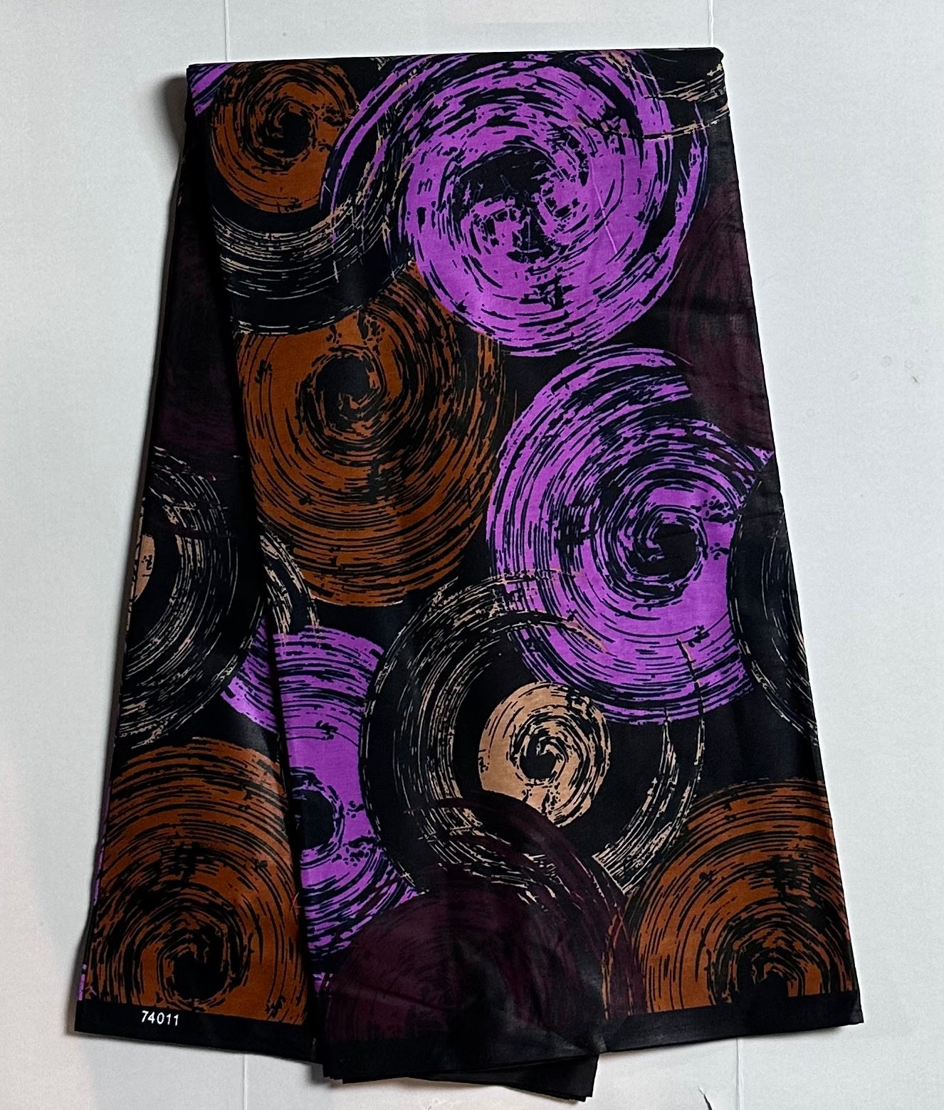 African Print Fabric, Ankara - Purple Fabric