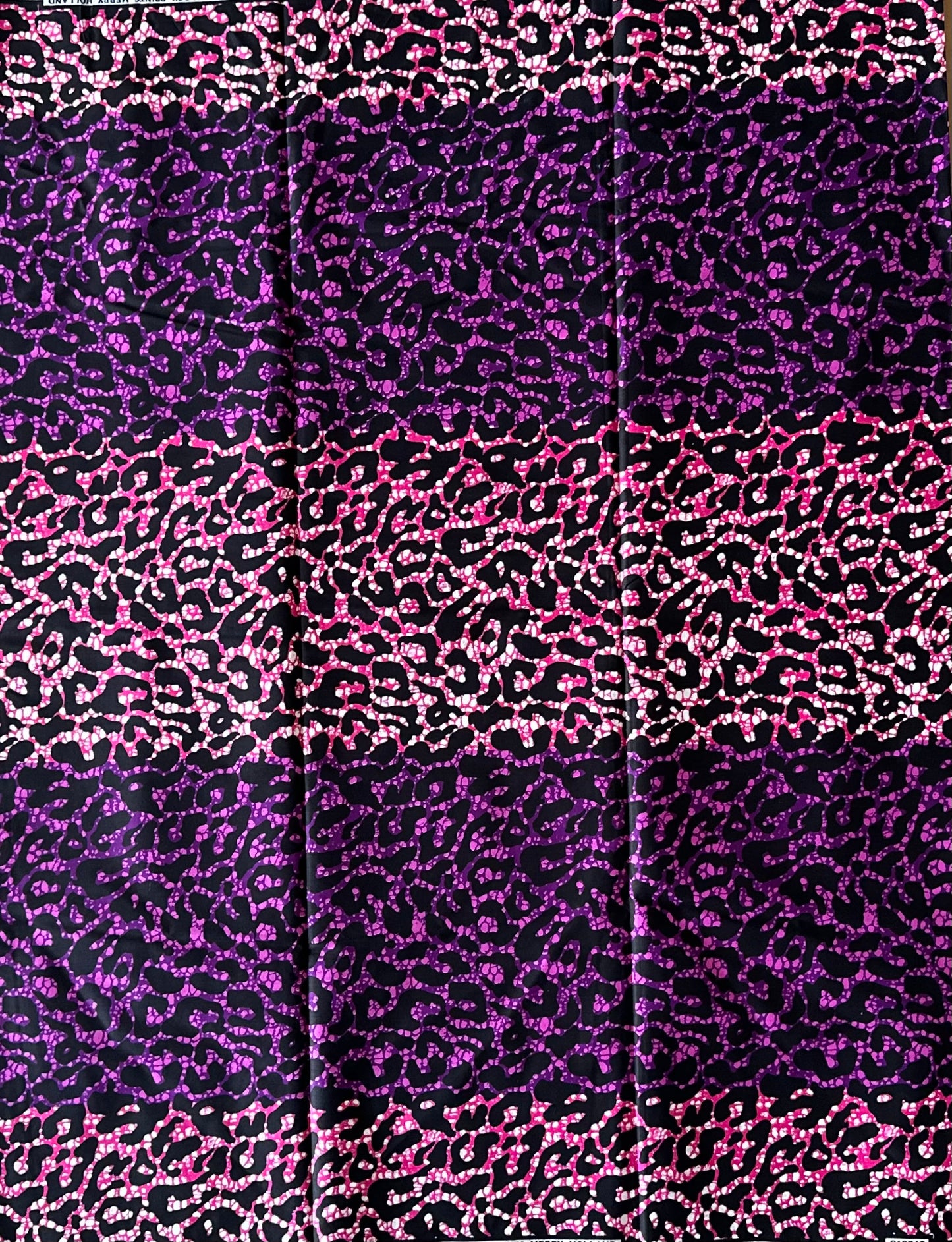 African Print Fabric, Ankara - Purple Fabric