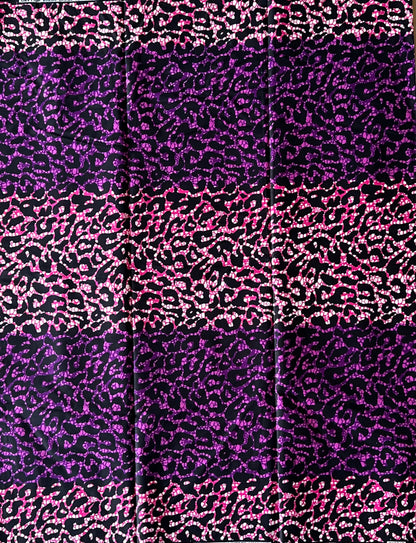 African Print Fabric, Ankara - Purple Fabric